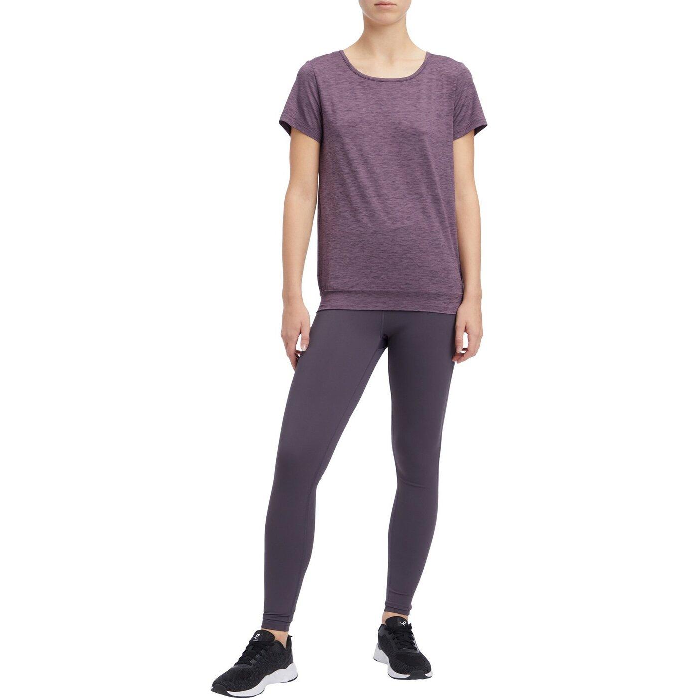 ENERGETICS Da.-T-Shirt Jewel SS W MELANGE/VIOLET DARK/ – Bild 2