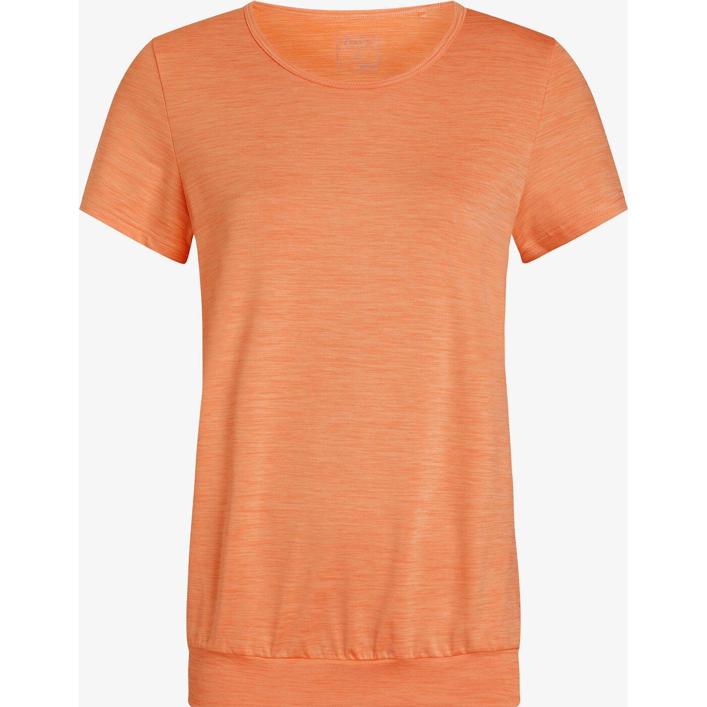 ENERGETICS Da.-T-Shirt Jewel SS W MELANGE/ORANGE DARK/