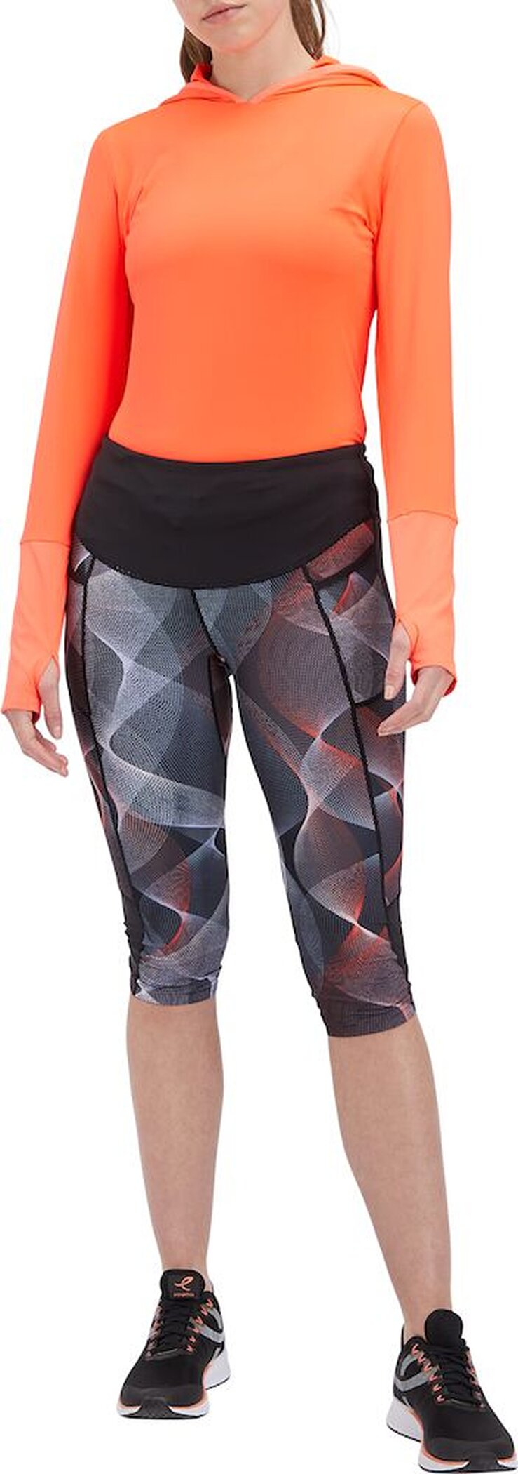 ENERGETICS Da.-Tight 3/4 Coralina V W AOP/BLACK – Bild 4