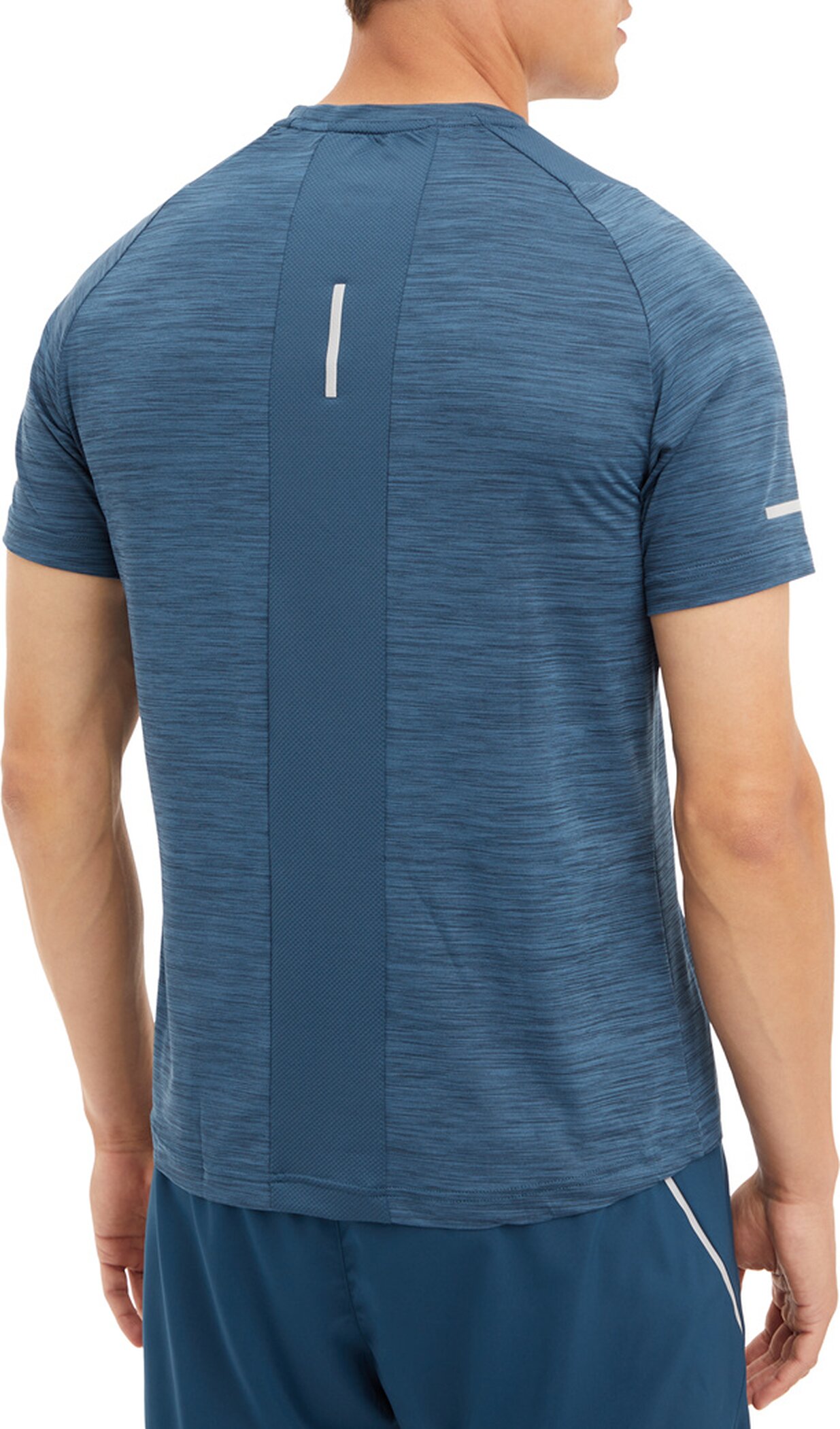 ENERGETICS He.-T-Shirt Ailo SS M MELANGE/NAVY – Bild 3