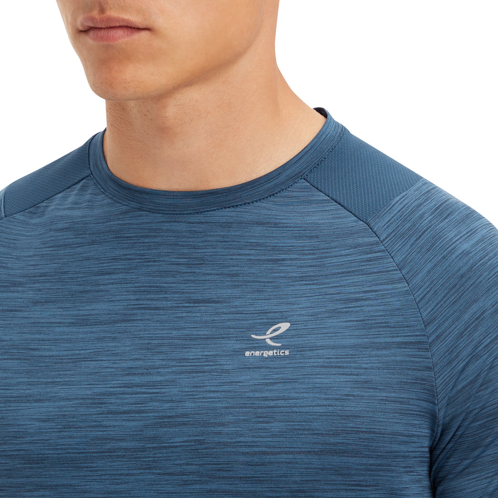ENERGETICS He.-T-Shirt Ailo SS M MELANGE/NAVY – Bild 5