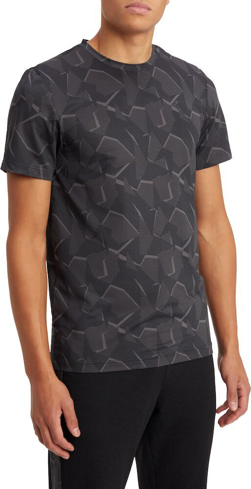 ENERGETICS He.-T-Shirt Friso IV ux AOP/BLACK – Bild 2