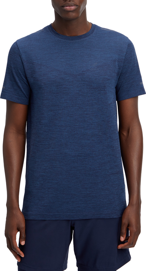 ENERGETICS He.-T-Shirt Tayeb SS M MELANGE/NAVY DARK – Bild 2