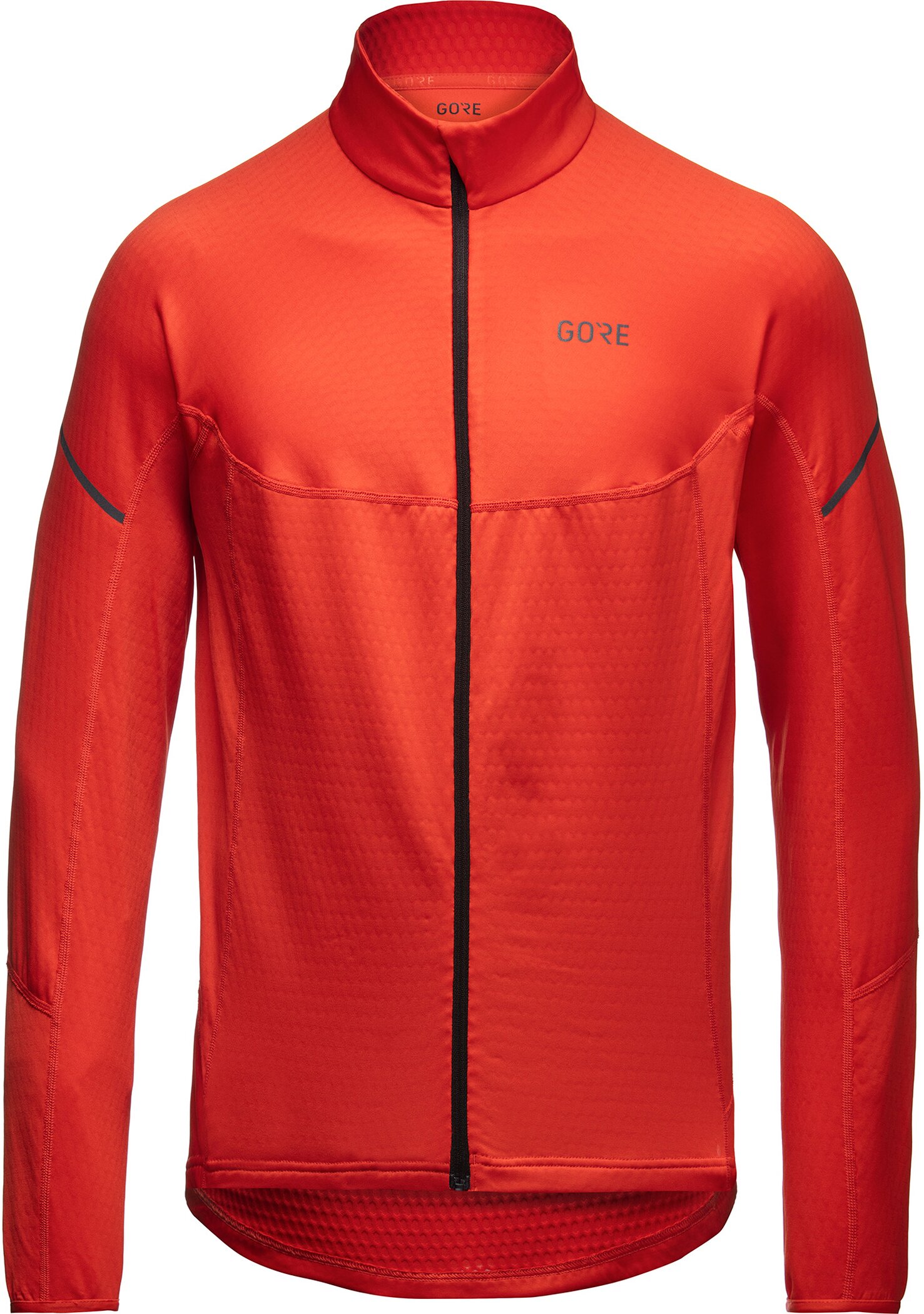 GORE WEAR M Thermo Zip Shirt langarm AY00 FIREBALL