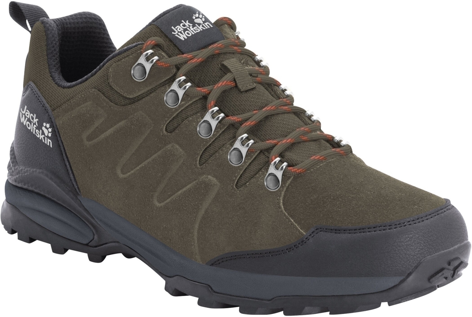 JACK WOLFSKIN REFUGIO TEXAPORE LOW M KHAKI / PHANTOM