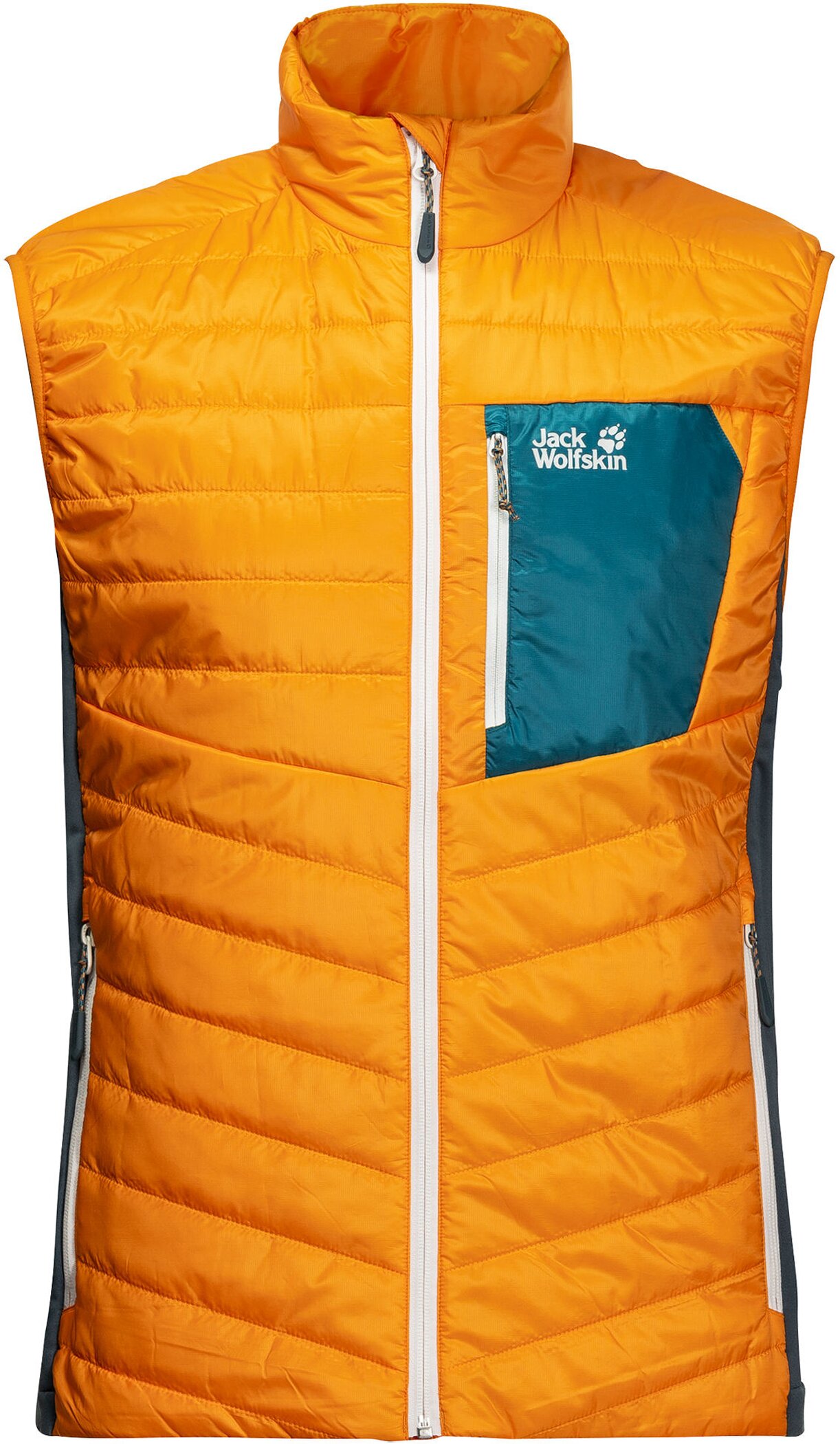 JACK WOLFSKIN ROUTEBURN VEST M ORANGE SKY