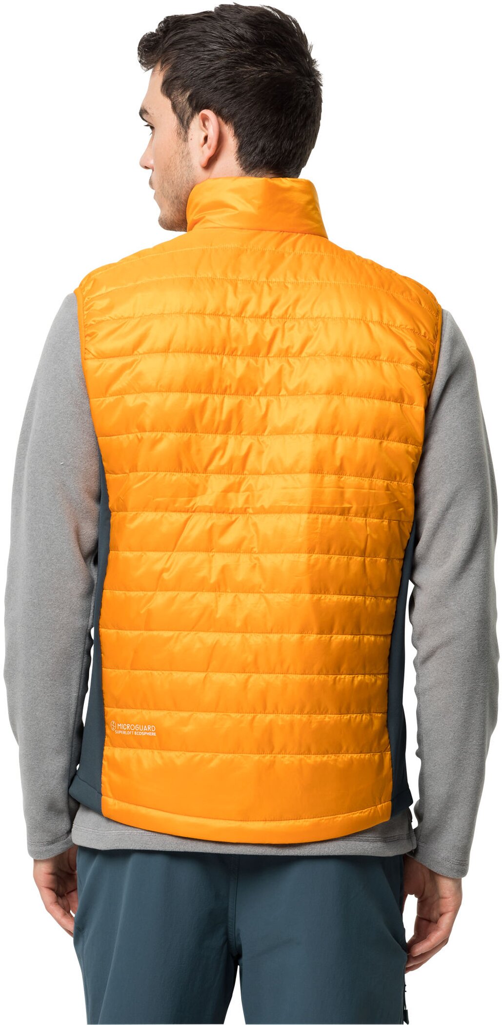 JACK WOLFSKIN ROUTEBURN VEST M ORANGE SKY – Bild 3