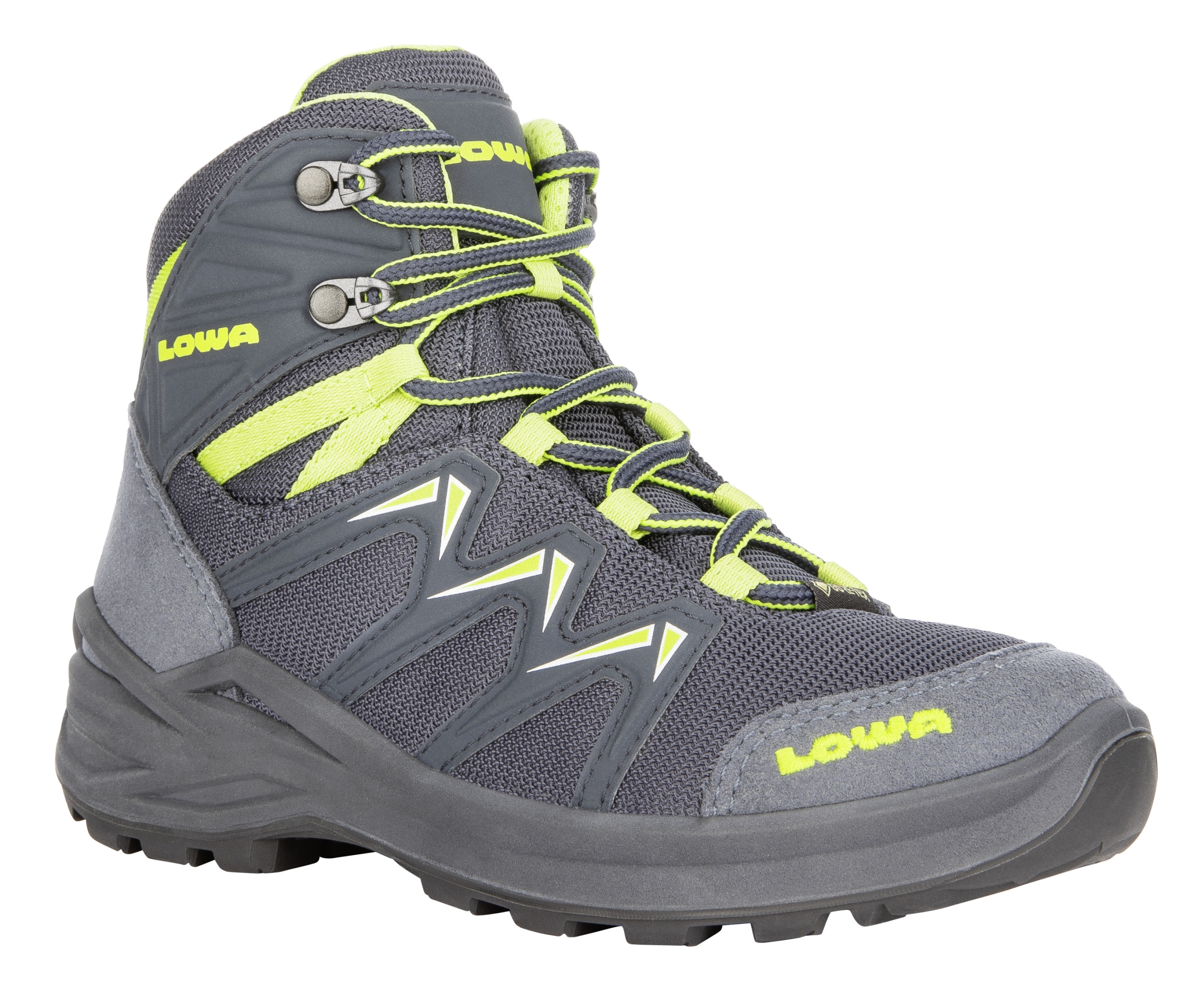 LOWA INNOX PRO GTX MID JUNIOR STAHLBLAU/LIMONE – Bild 4