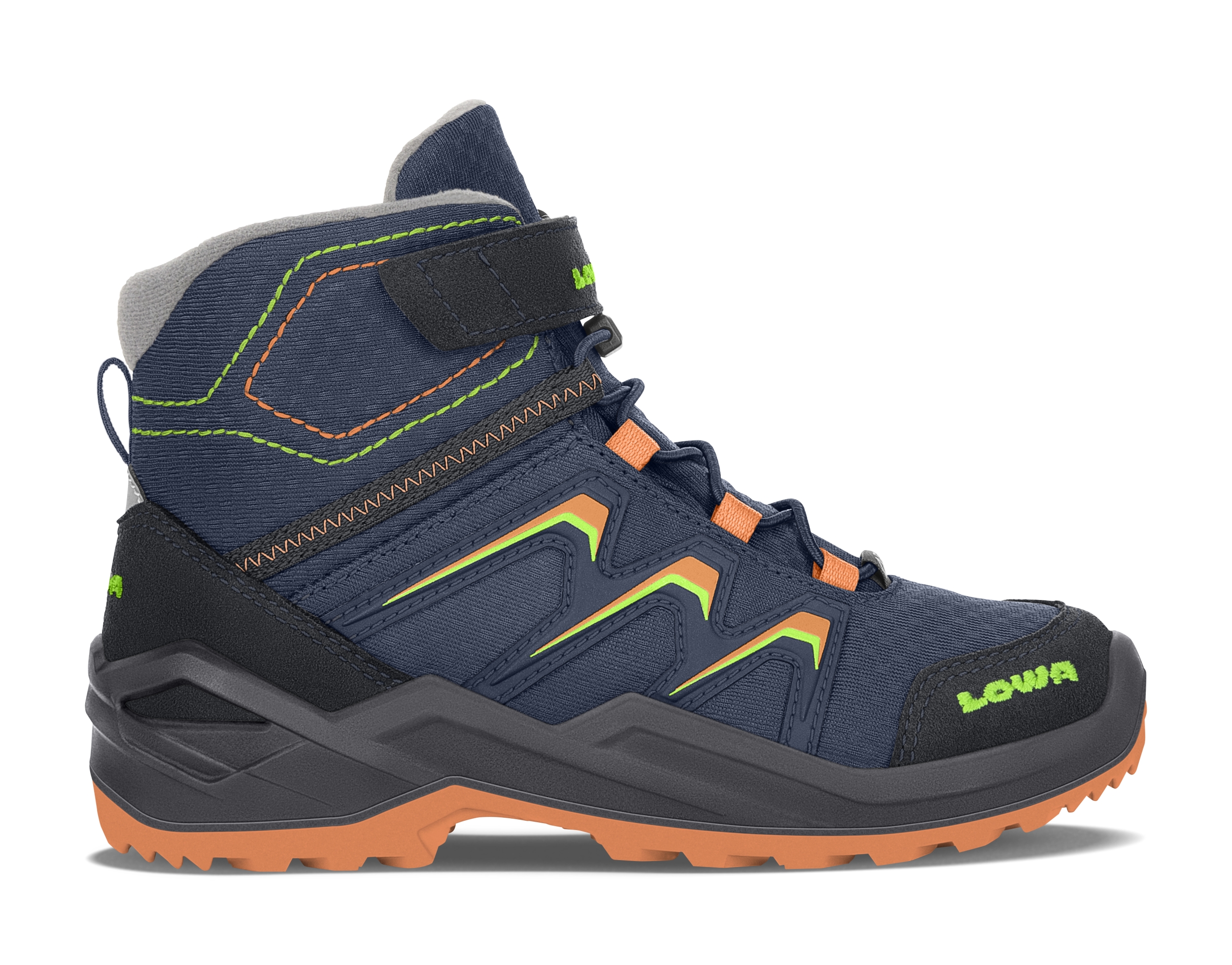 LOWA MADDOX WARM GTX MID JR NAVY/ORANGE
