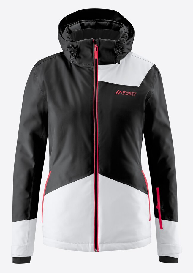 MAIER SPORTS SILVIA Da-Jacke mTEX el. BLACK / MAGENTA