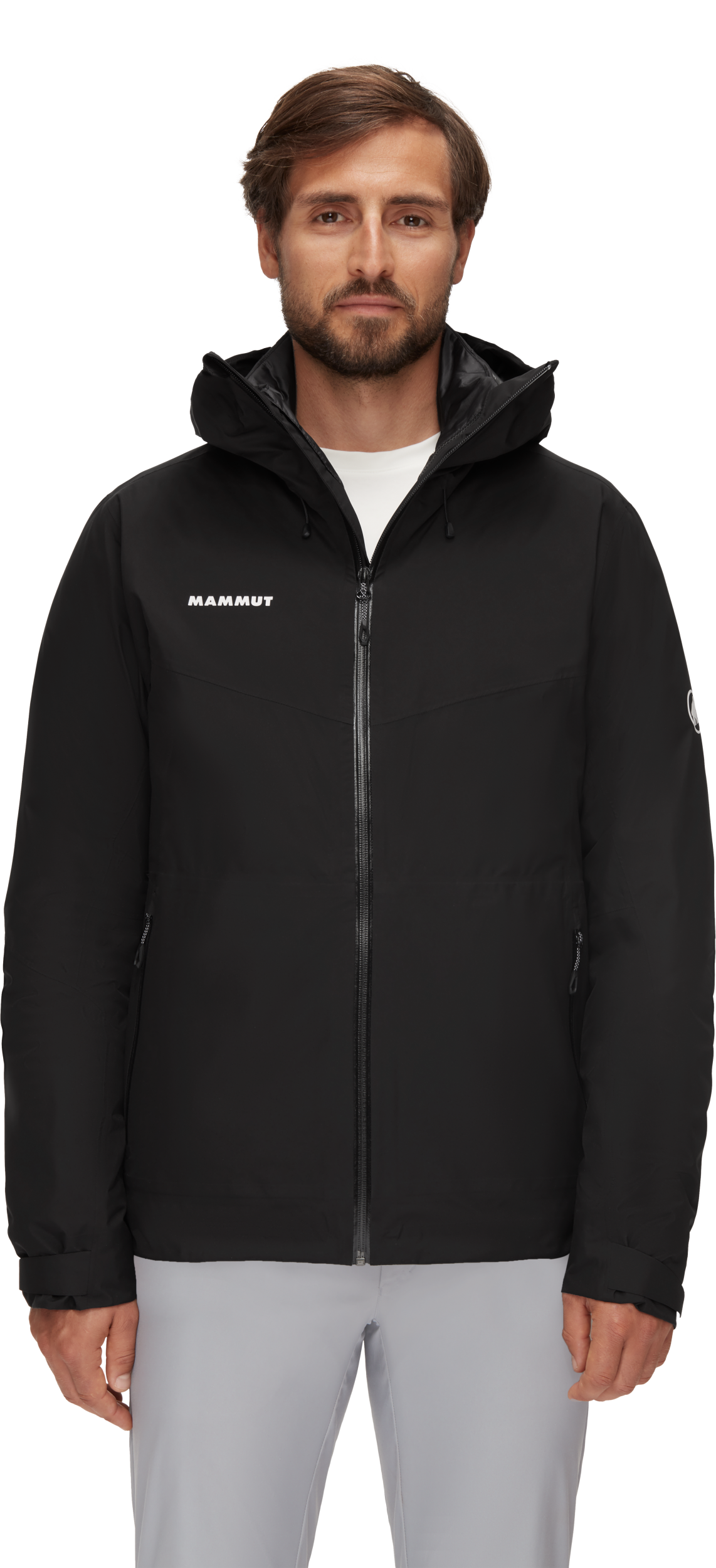MAMMUT Convey 3 in 1 HS Hooded Jacket Men BLACK-BLACK – Bild 3