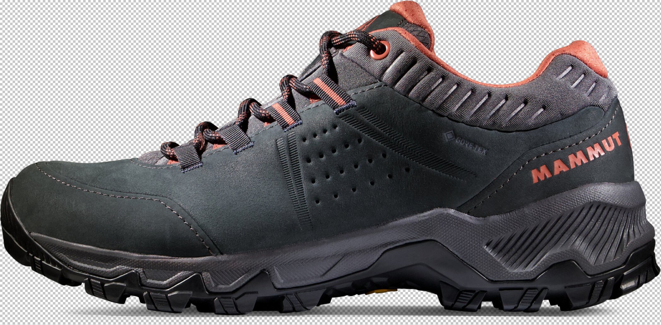 MAMMUT Nova IV Low GTX Women BLACK-APRICOT BRANDY – Bild 5