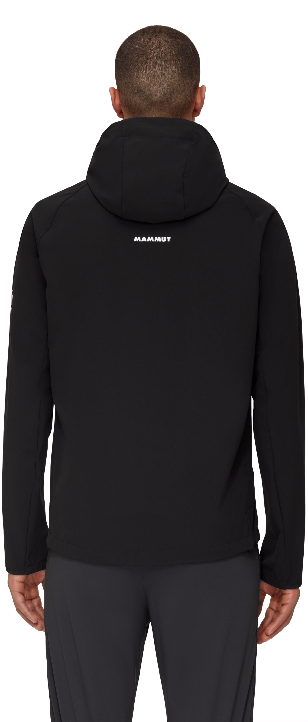 MAMMUT Ultimate Comfort SO Hooded Jacket M BLACK – Bild 9