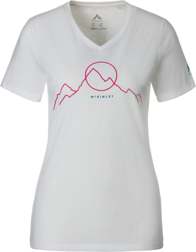 McKINLEY Da.-T-Shirt Mena wms WHITE/NAVY
