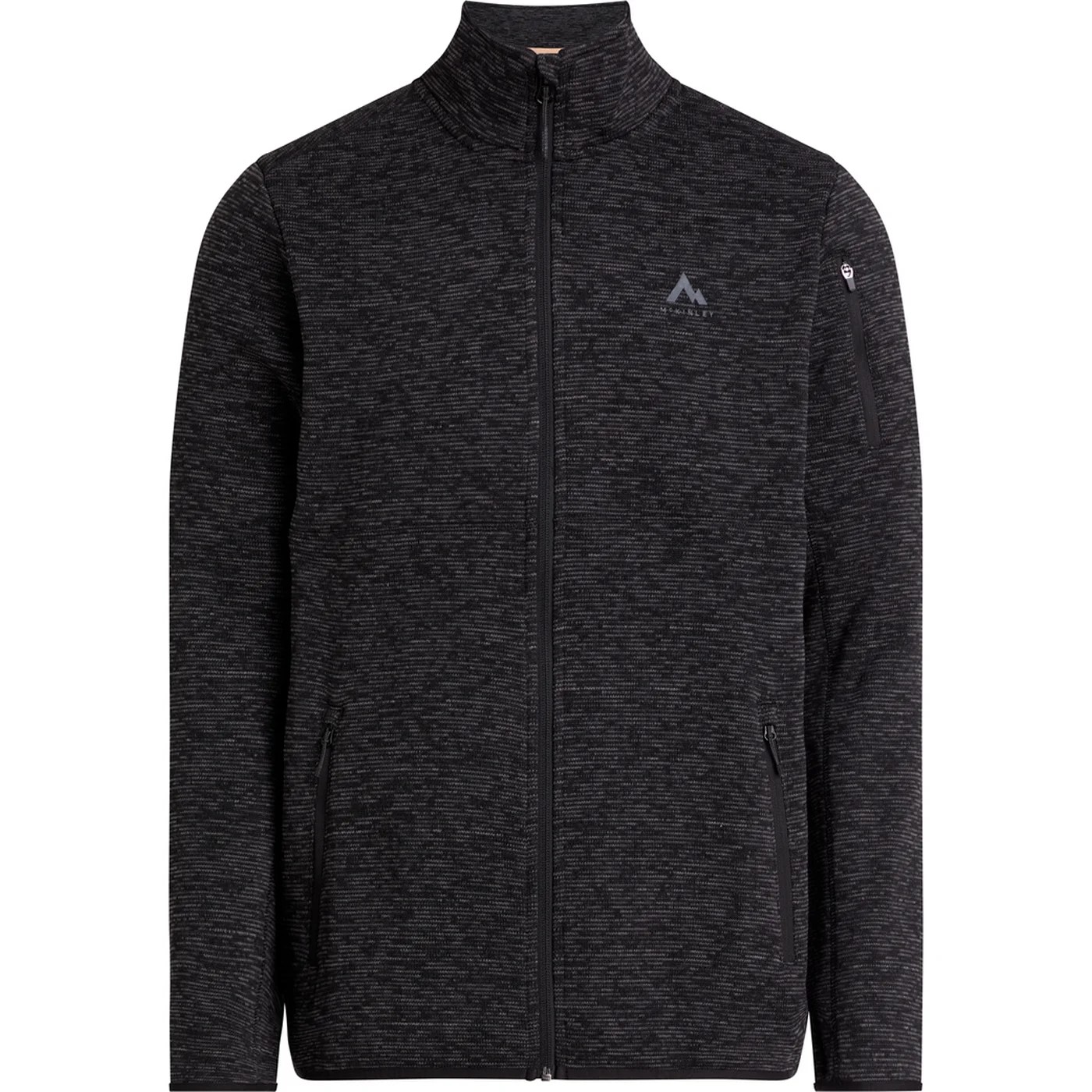 McKINLEY He.-Unterjacke Sammy II FZ M MELANGE/BLACK NIGHT
