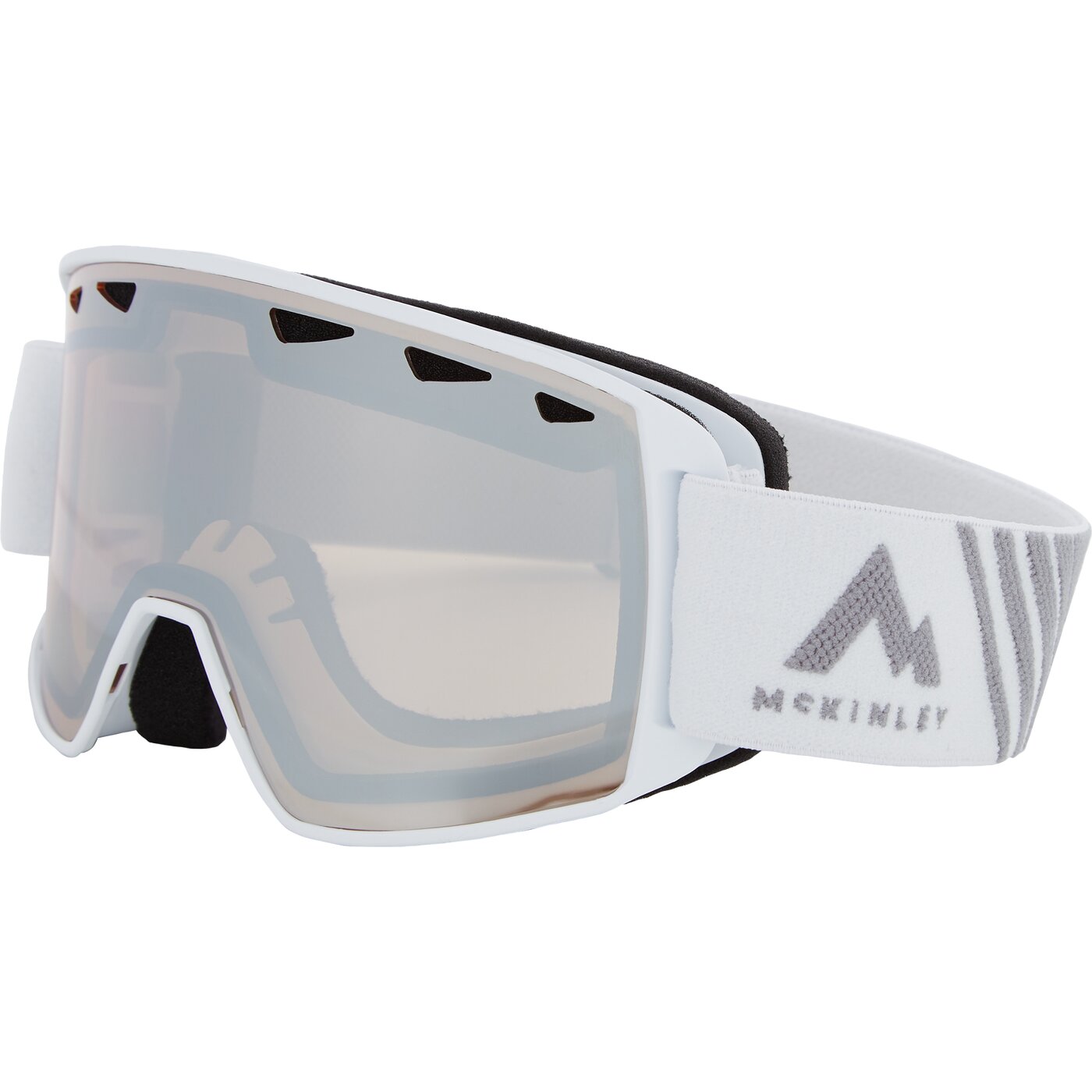McKINLEY Ux.-Ski-Brille Base 3.0 Plus WHITE/GREYDARK