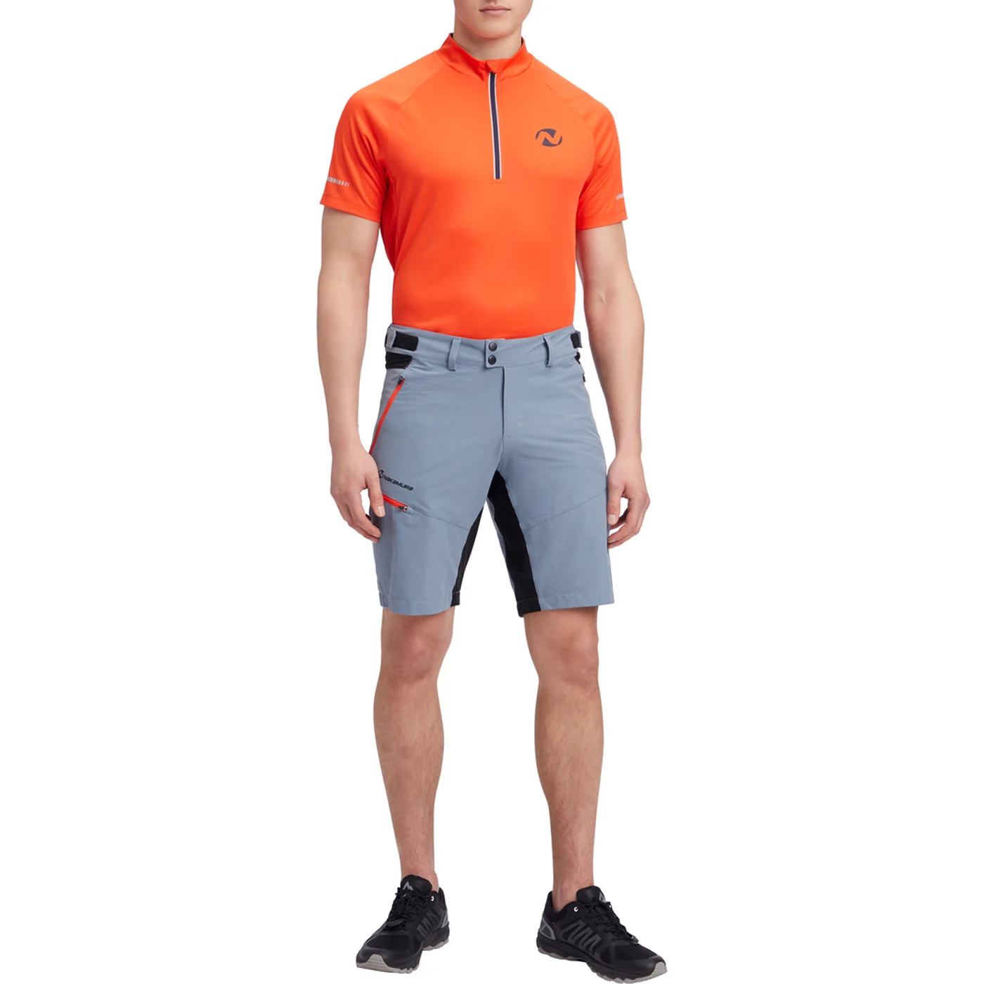 NAKAMURA He.-Fahrrad-Hose Dello III M BLUE DARK/RED – Bild 2