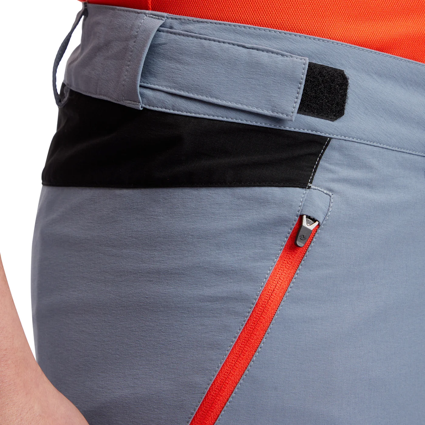NAKAMURA He.-Fahrrad-Hose Dello III M BLUE DARK/RED – Bild 3