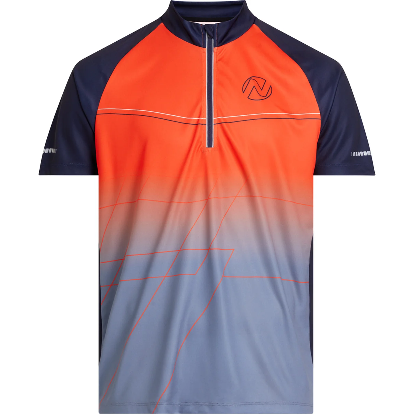 NAKAMURA He.-Fahrrad-Trikot Fedor II M BLUE DARK/RED