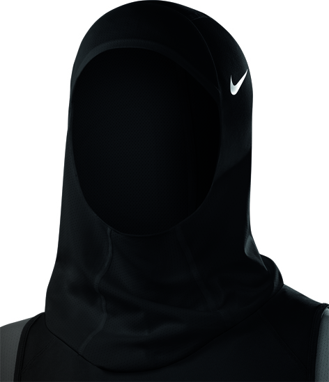NIKE 9320/13 Pro Hijab 2.0 BLACK/WHITE