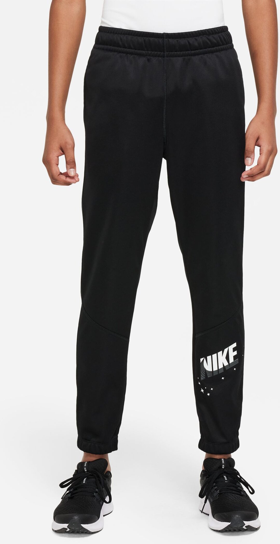 NIKE B NK TF TAPER PANT GFX 1 BLACK/WHITE
