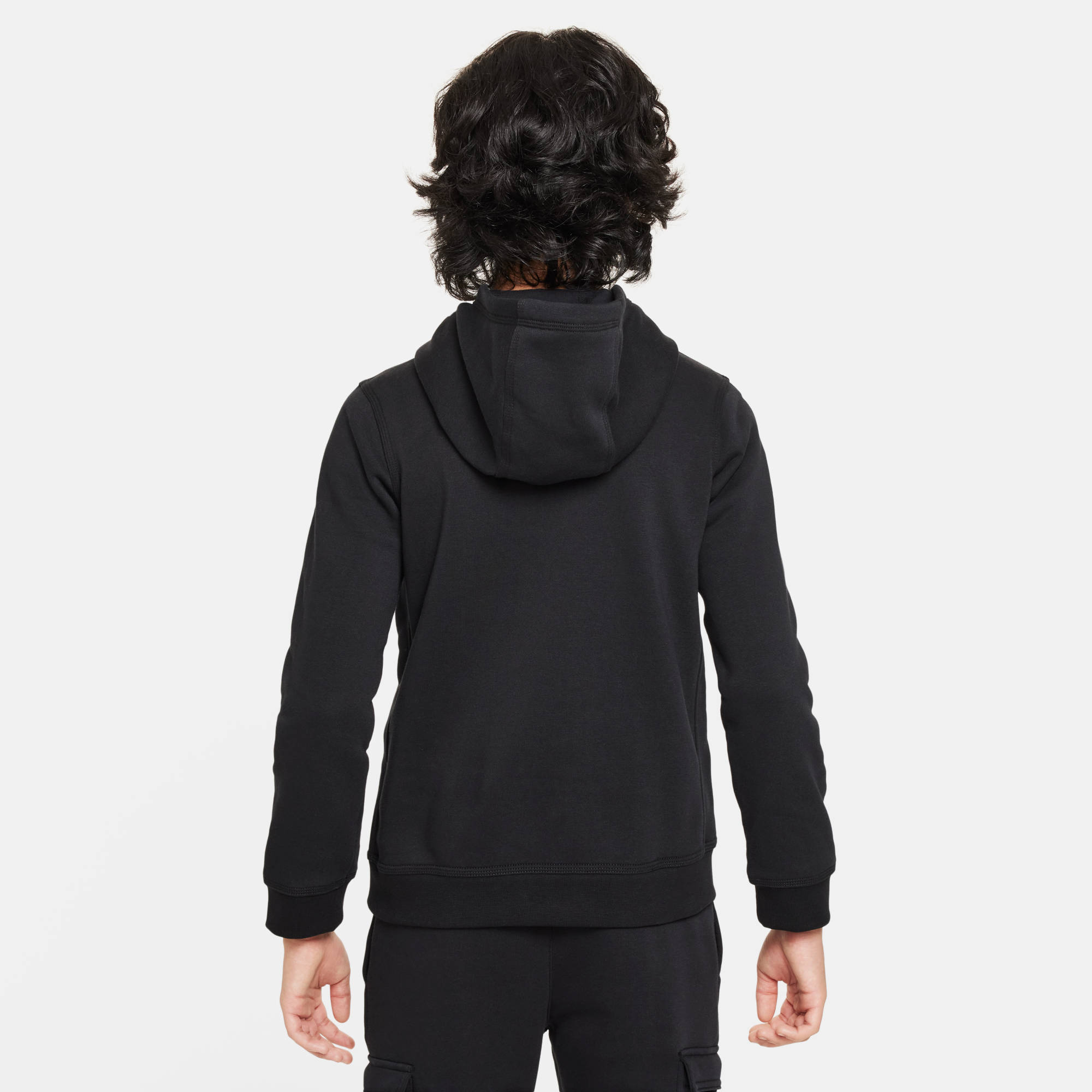 NIKE B NSW SI FLC PO HOODY BB BLACK – Bild 2