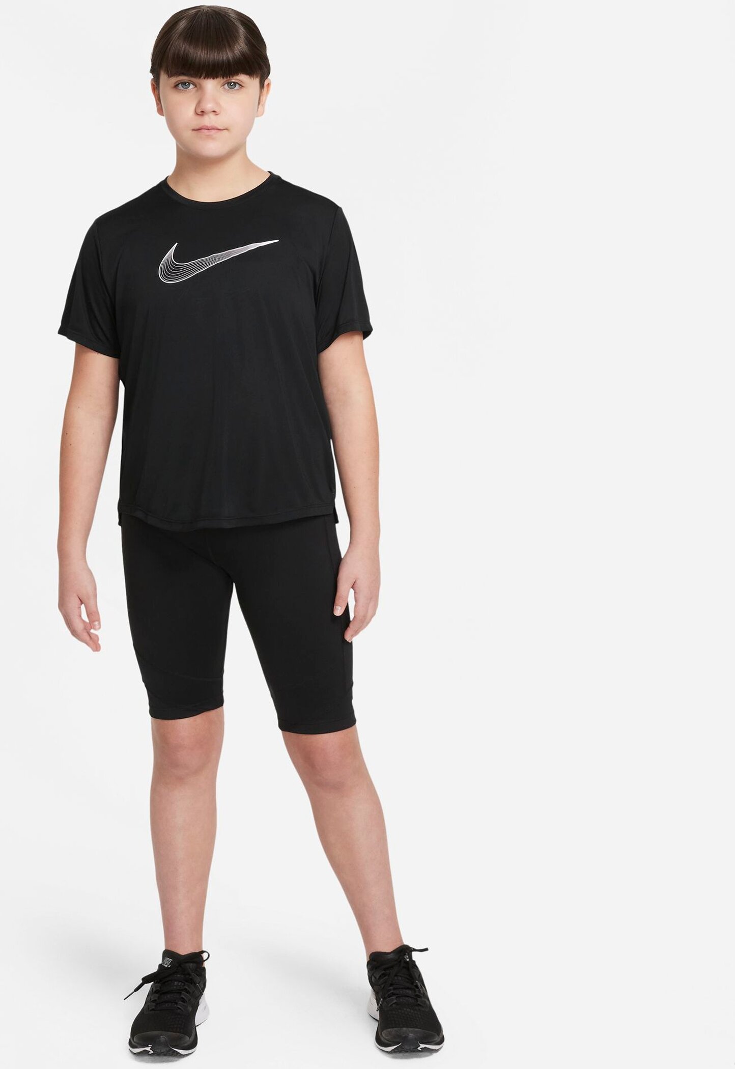 NIKE G NK DF ONE SS TOP GX BLACK/WHITE – Bild 5
