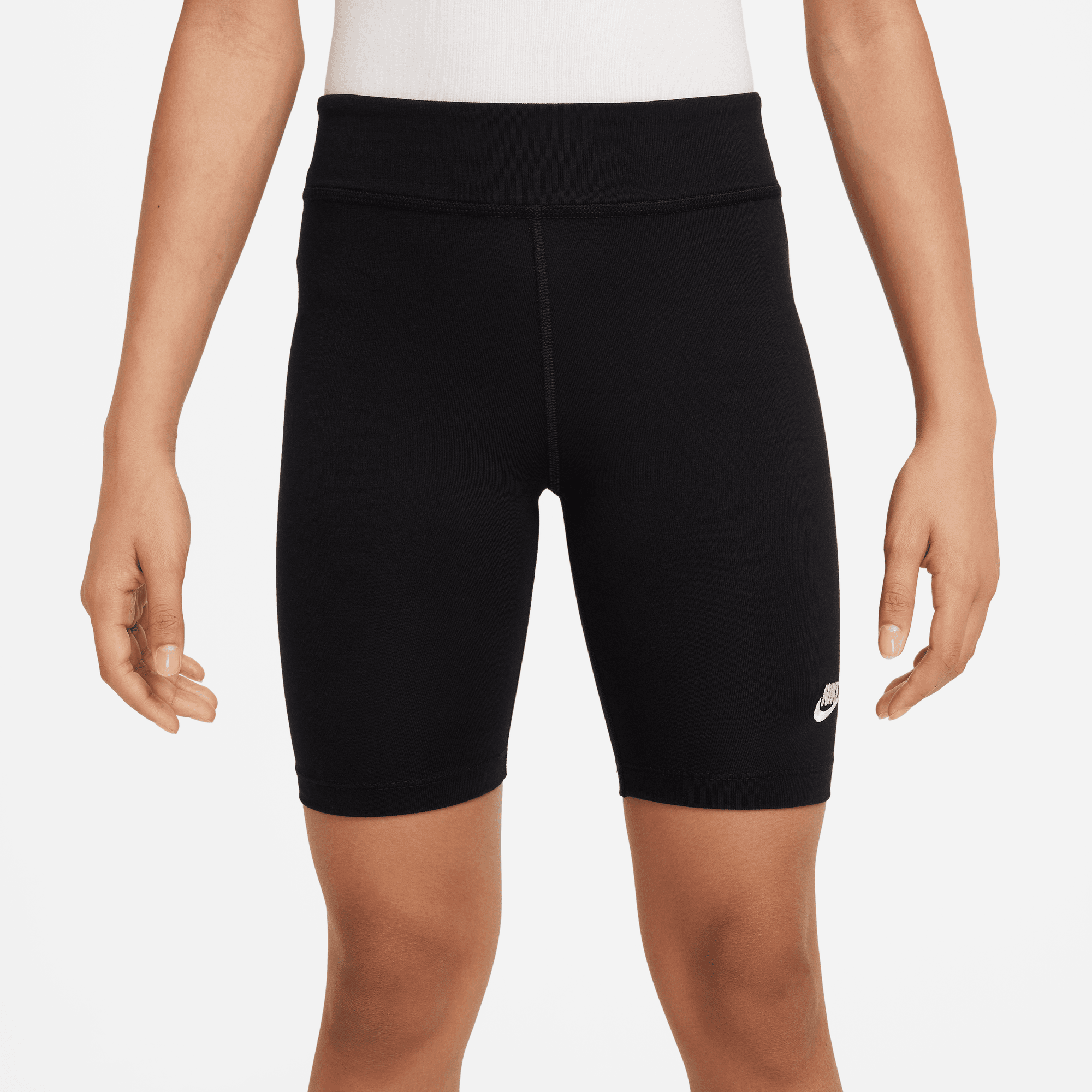 NIKE G NSW 7 IN BIKE SHORT BLACK/WHITE – Bild 4