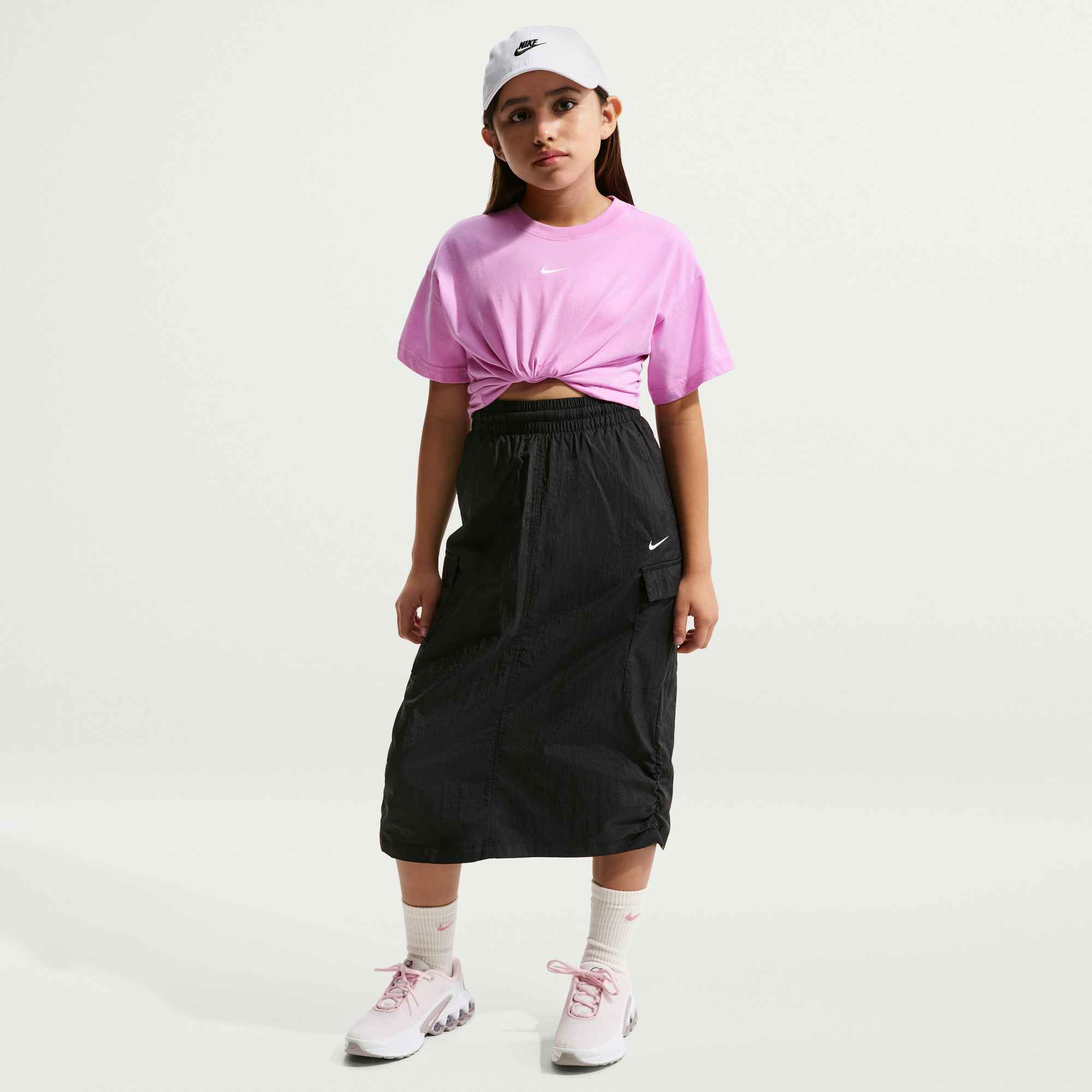 NIKE G NSW TEE BOXY ESSNTL LBR LT MAGENTA
