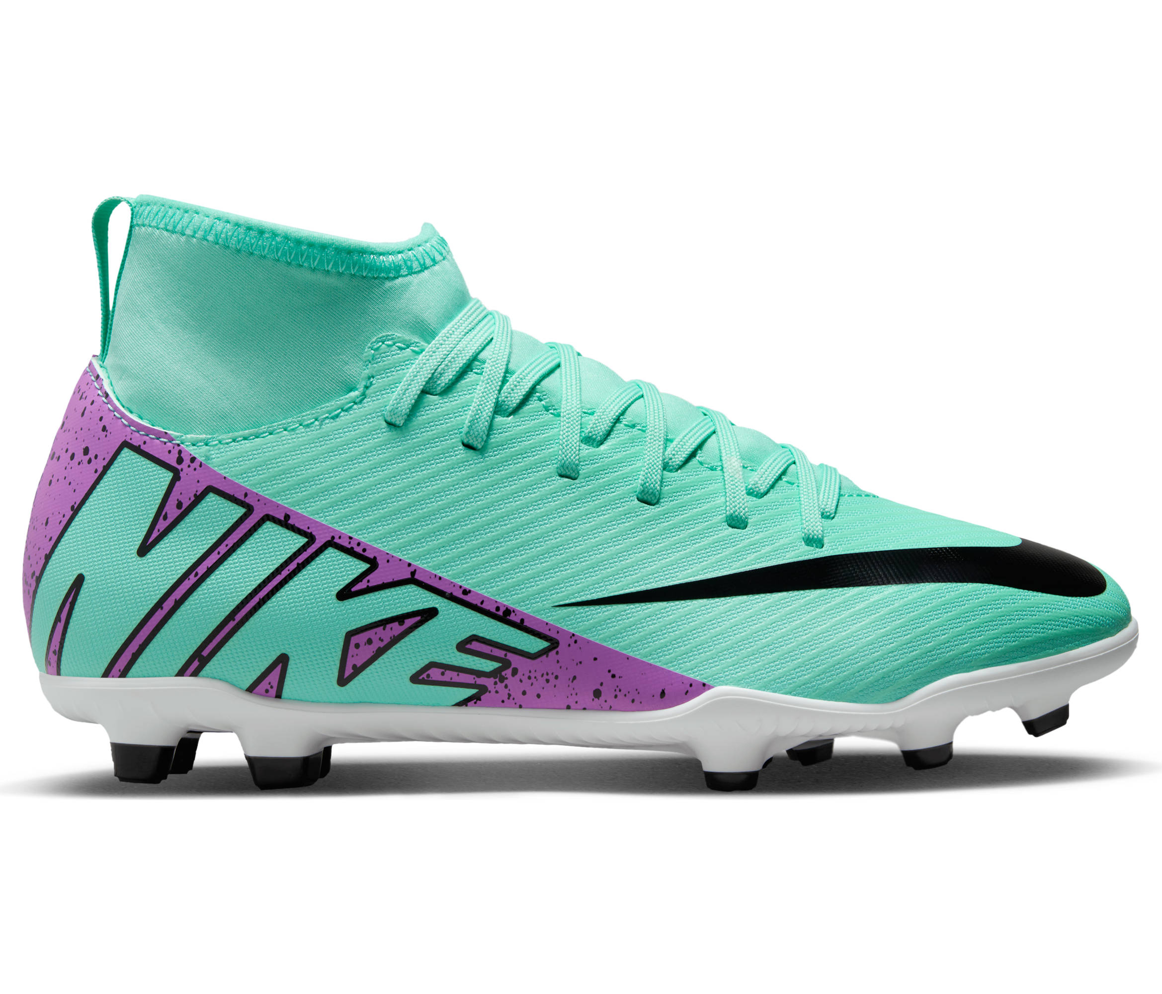 NIKE JR SUPERFLY 9 CLUB FG/MG HYPER TURQ/FUCHSIA DREAM-B