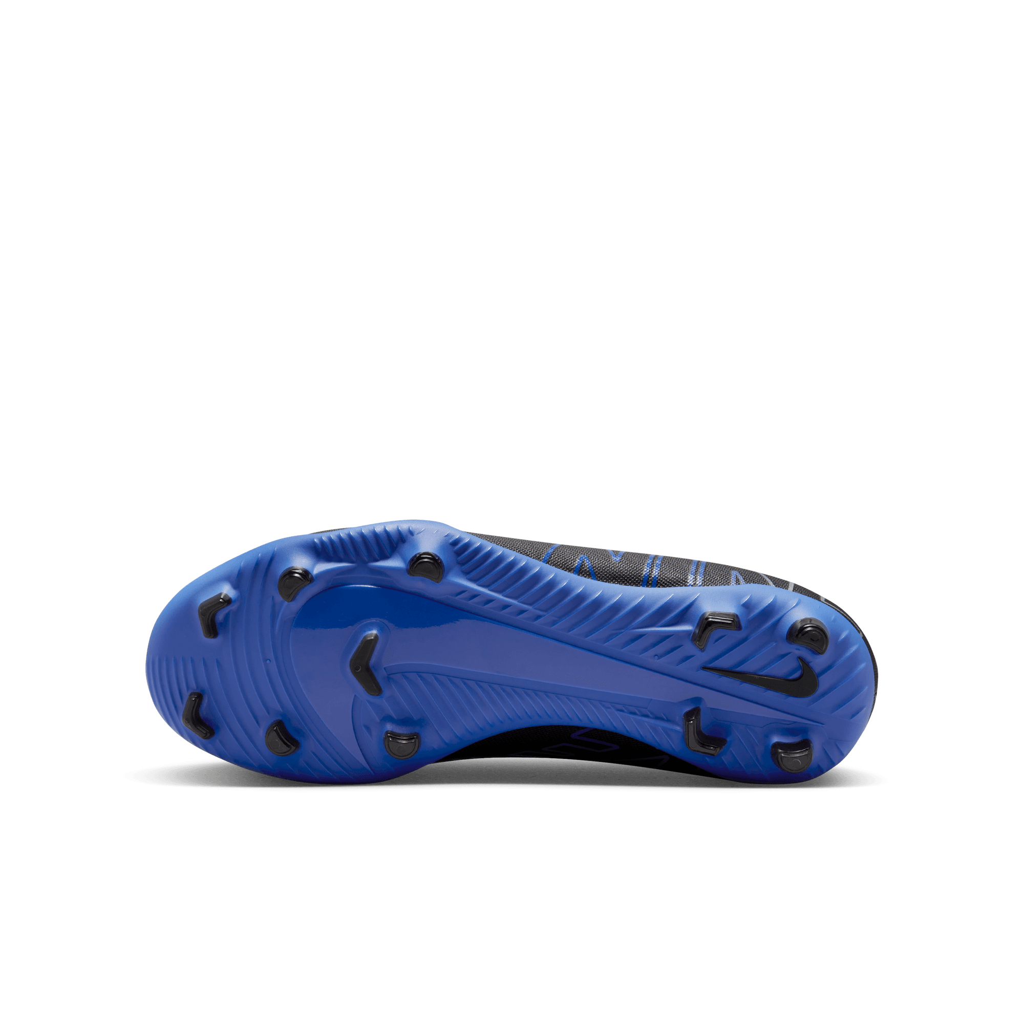 NIKE JR VAPOR 15 CLUB FG/MG BLACK/CHROME-HYPER ROYAL – Bild 9