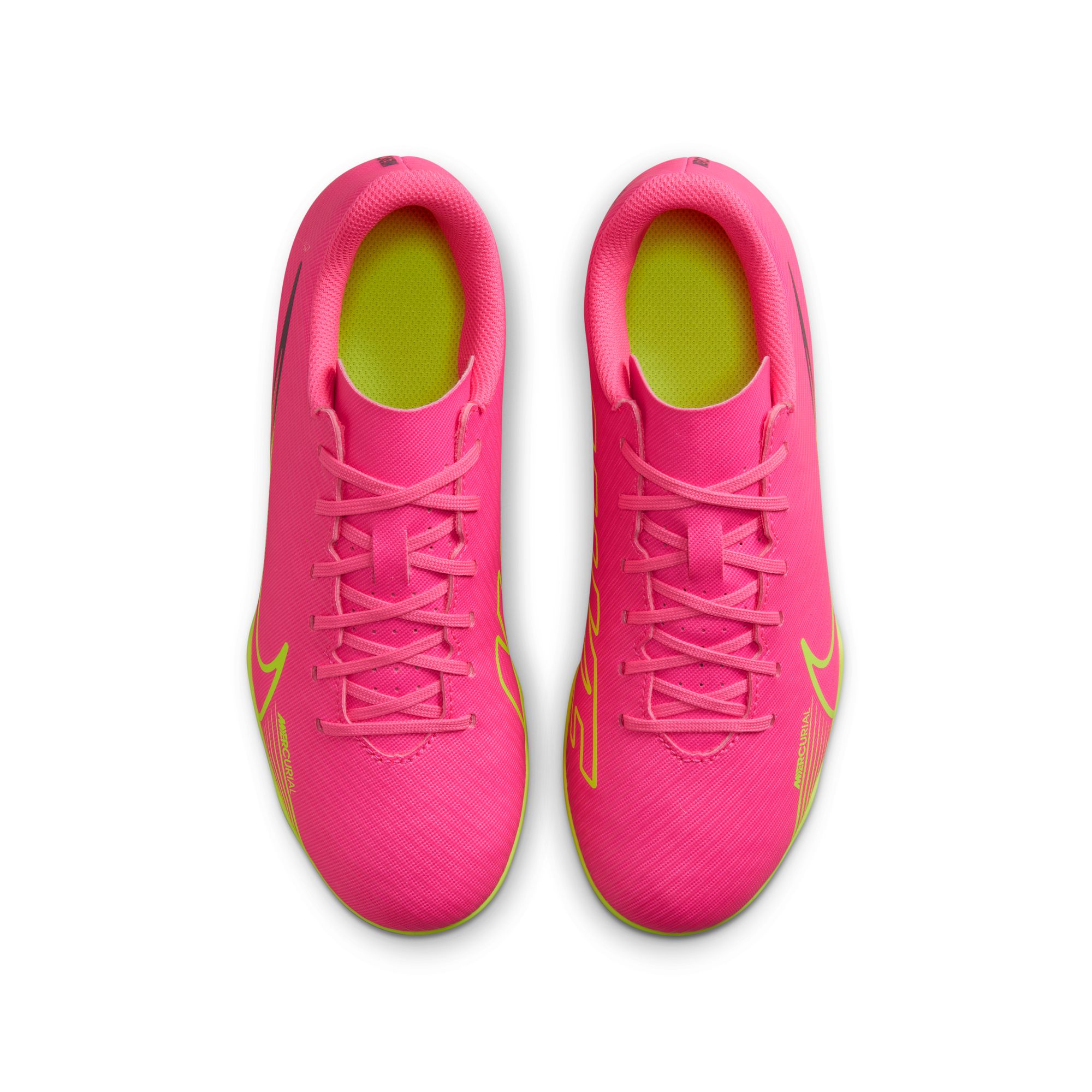 NIKE JR VAPOR 15 CLUB FG/MG PINK BLAST/VOLT-GRIDIRON – Bild 4