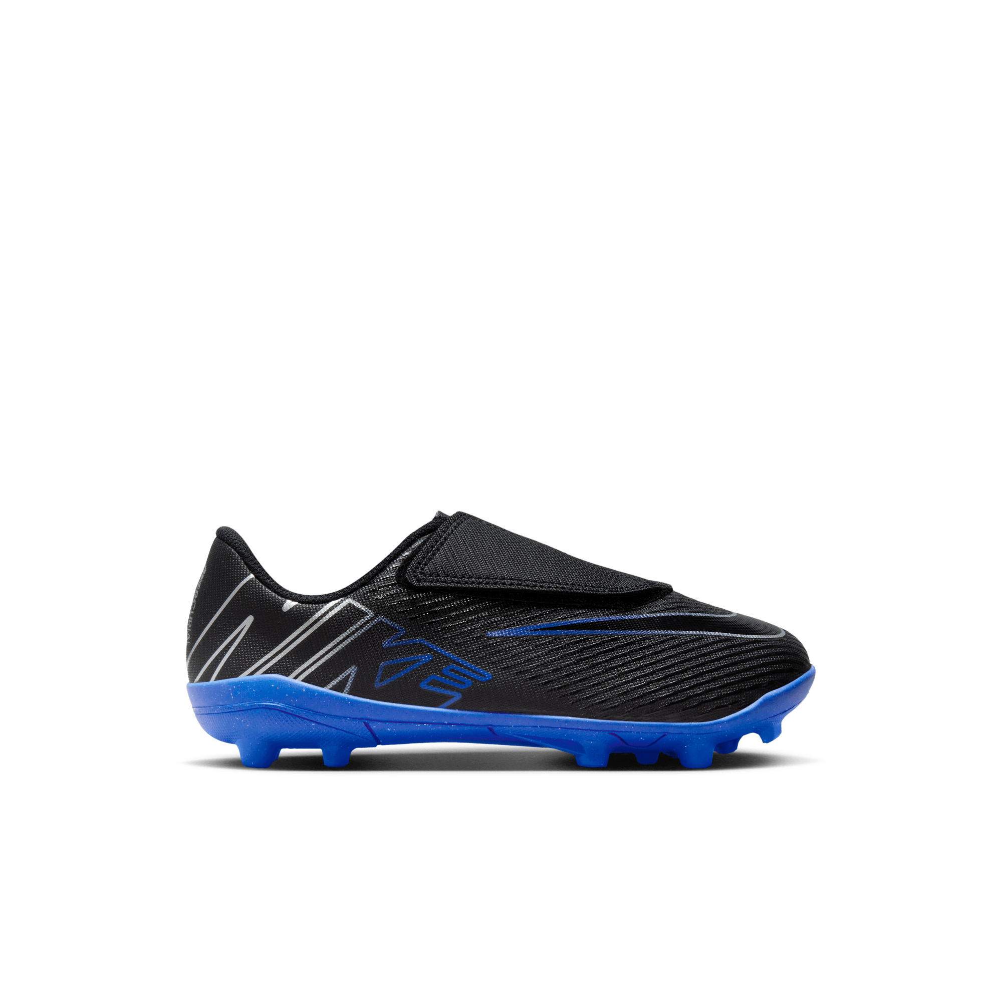 NIKE JR VAPOR 15 CLUB MG PS (V) BLACK/CHROME-HYPER ROYAL