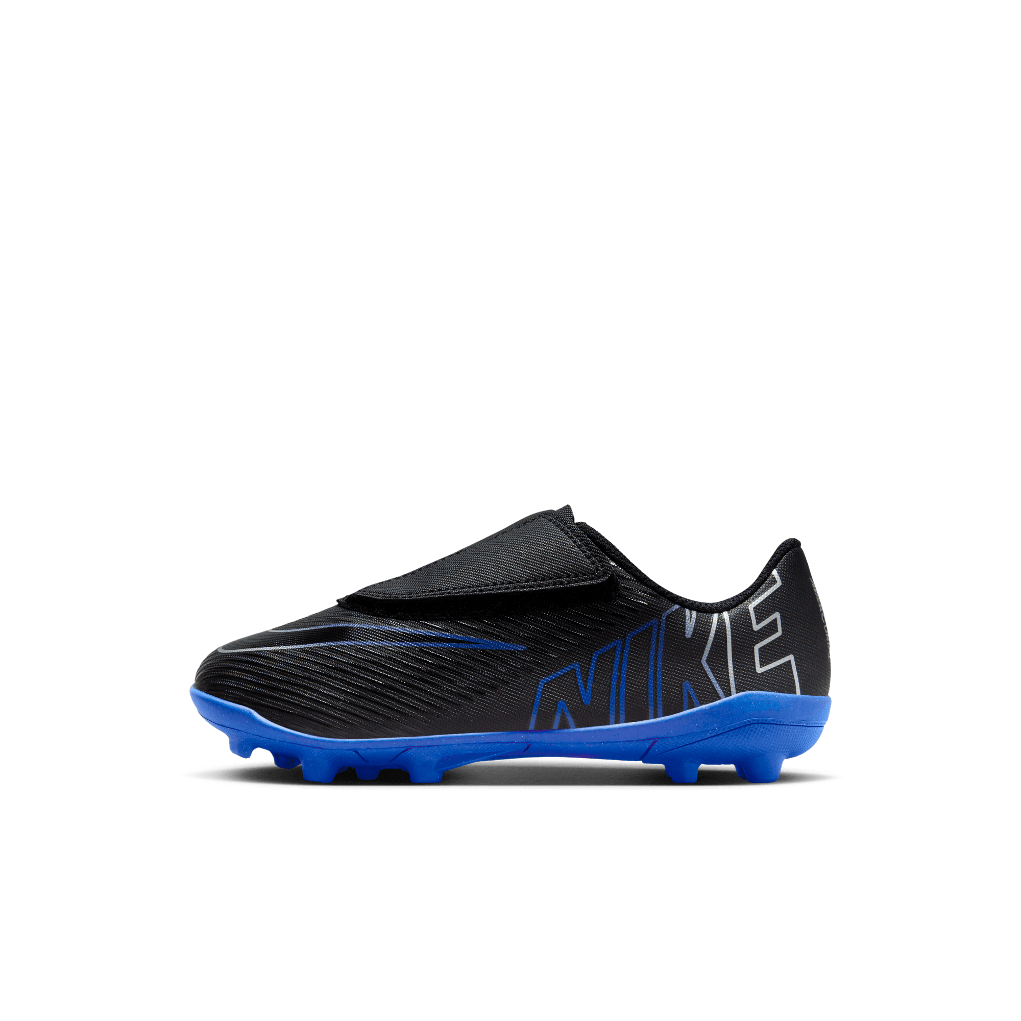 NIKE JR VAPOR 15 CLUB MG PS (V) BLACK/CHROME-HYPER ROYAL – Bild 4