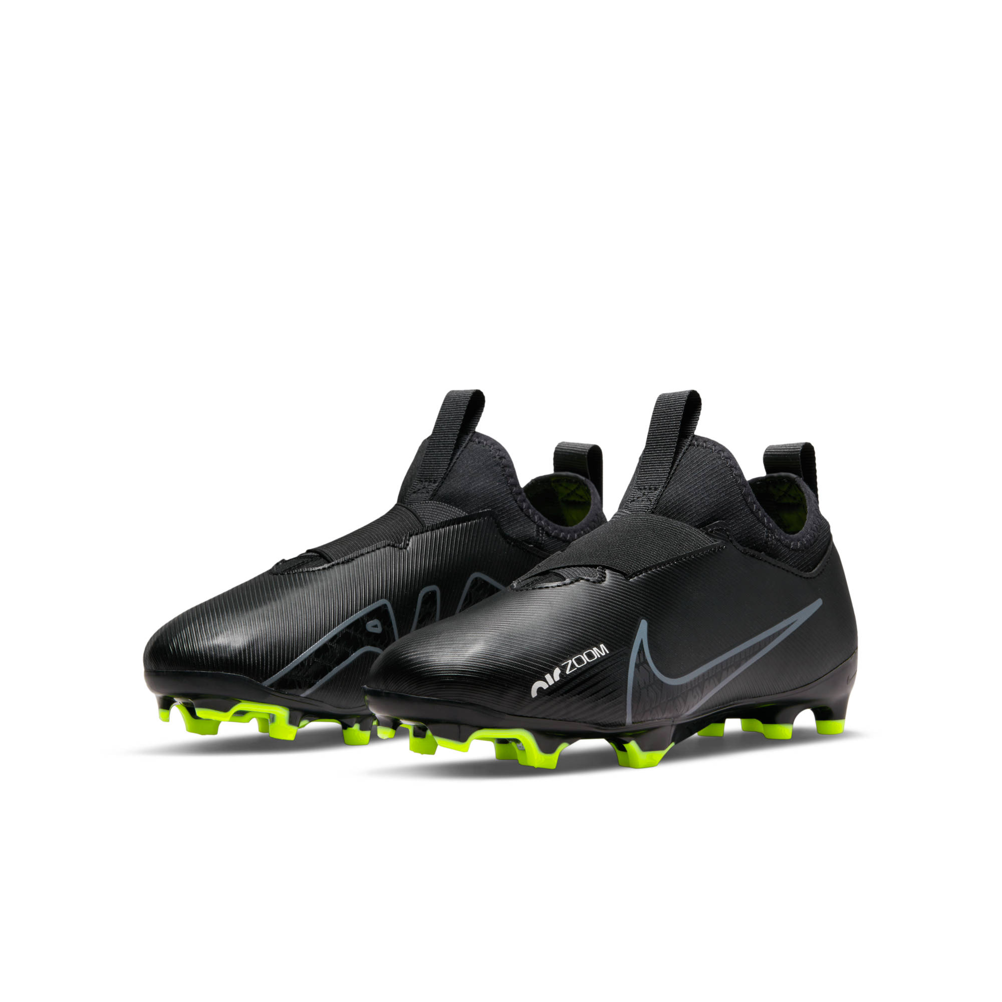 NIKE JR ZOOM VAPOR 15 ACADEMY FG/MG BLACK/DK SMOKE GREY-SUMMIT – Bild 2