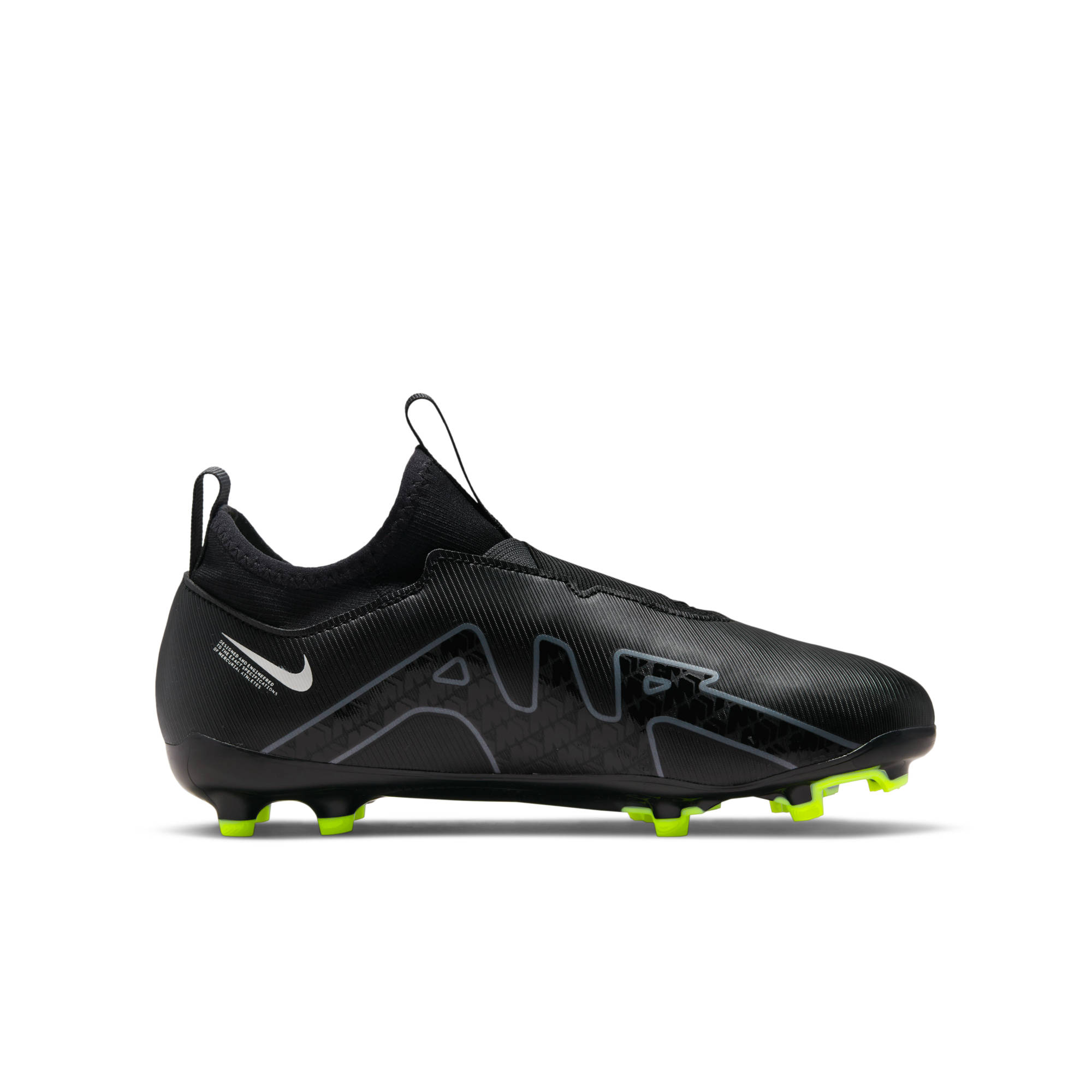 NIKE JR ZOOM VAPOR 15 ACADEMY FG/MG BLACK/DK SMOKE GREY-SUMMIT – Bild 6
