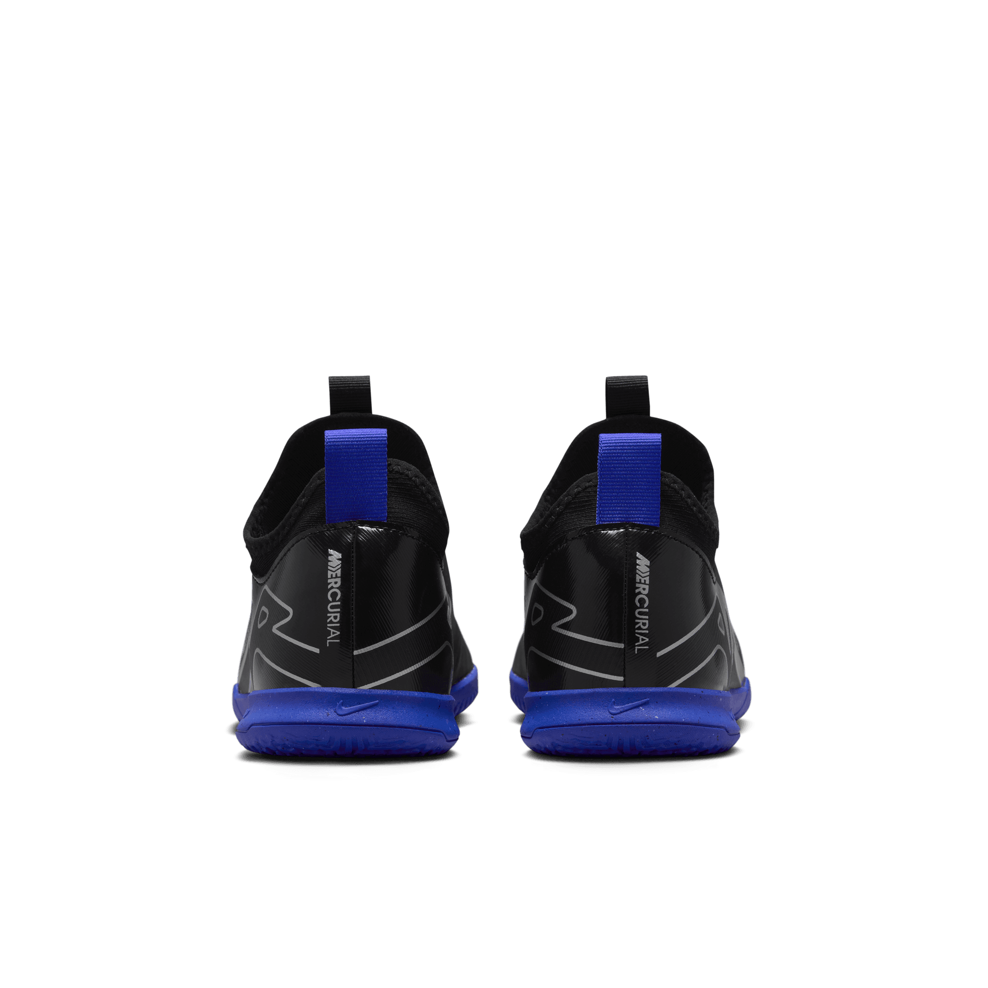 NIKE JR ZOOM VAPOR 15 ACADEMY IC BLACK/CHROME-HYPER ROYAL – Bild 2