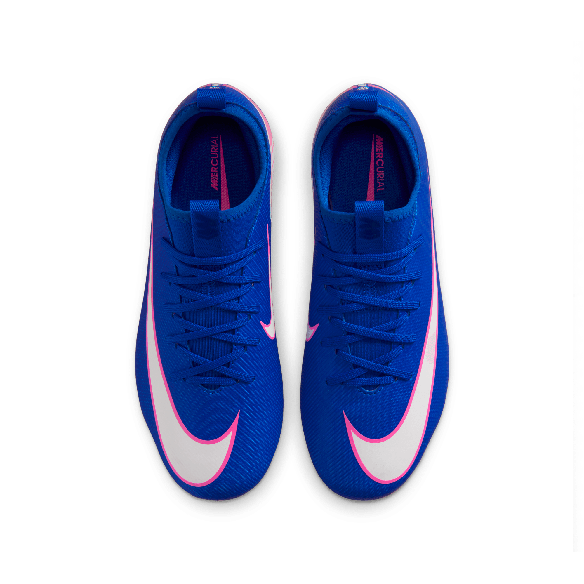 NIKE JR ZOOM VAPOR 16 ACADEMY FG/MG RACER BLUE/WHITE – Bild 4