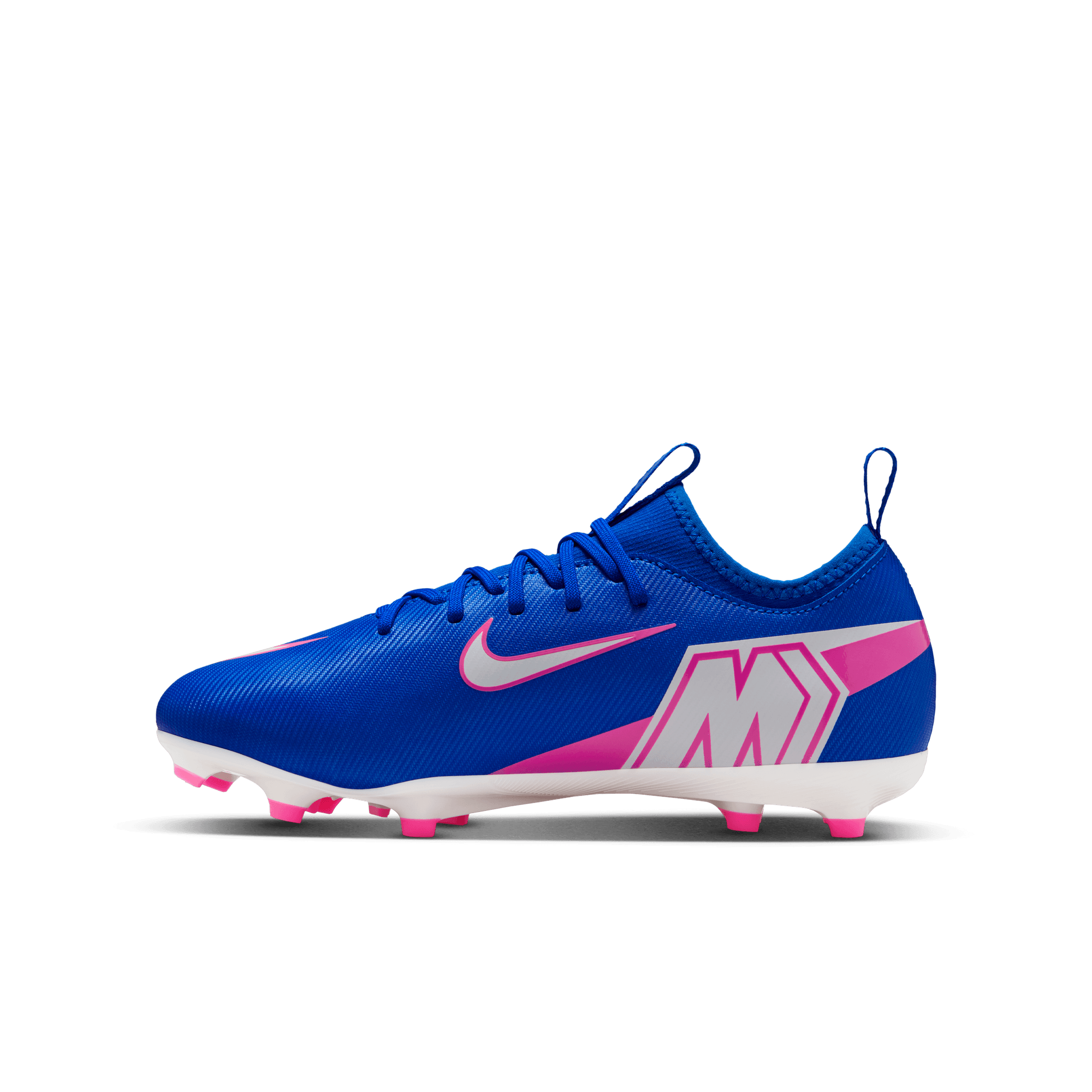 NIKE JR ZOOM VAPOR 16 ACADEMY FG/MG RACER BLUE/WHITE – Bild 6