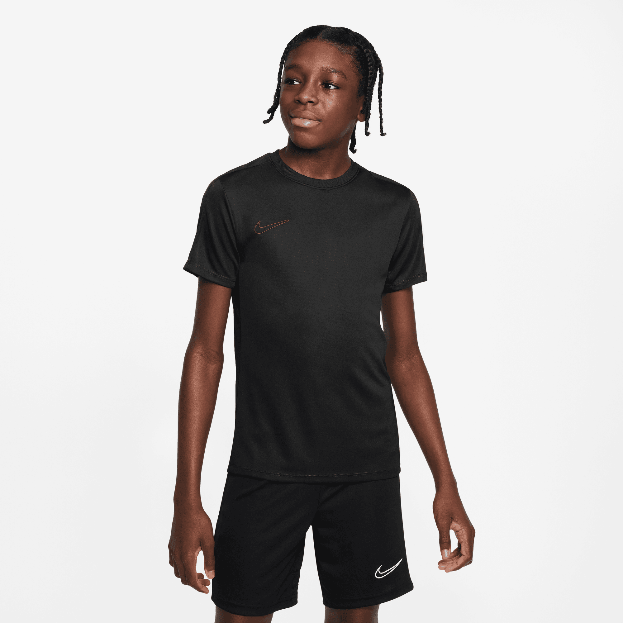NIKE K NK DF ACD23 TOP SS BR BLACK/BLACK/METALLIC GOLD