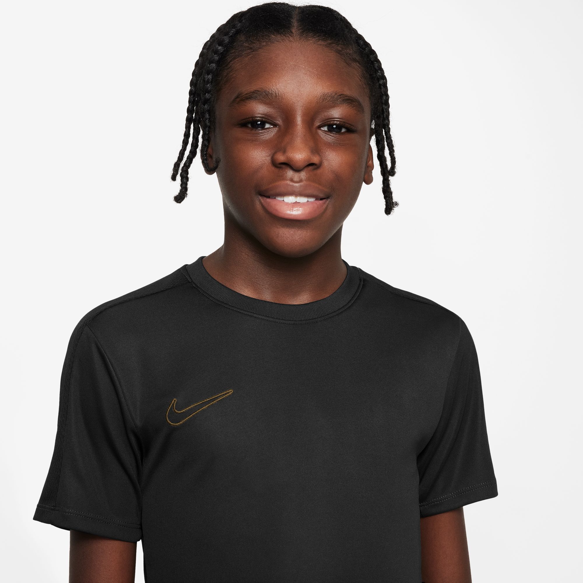 NIKE K NK DF ACD23 TOP SS BR BLACK/BLACK/METALLIC GOLD – Bild 3