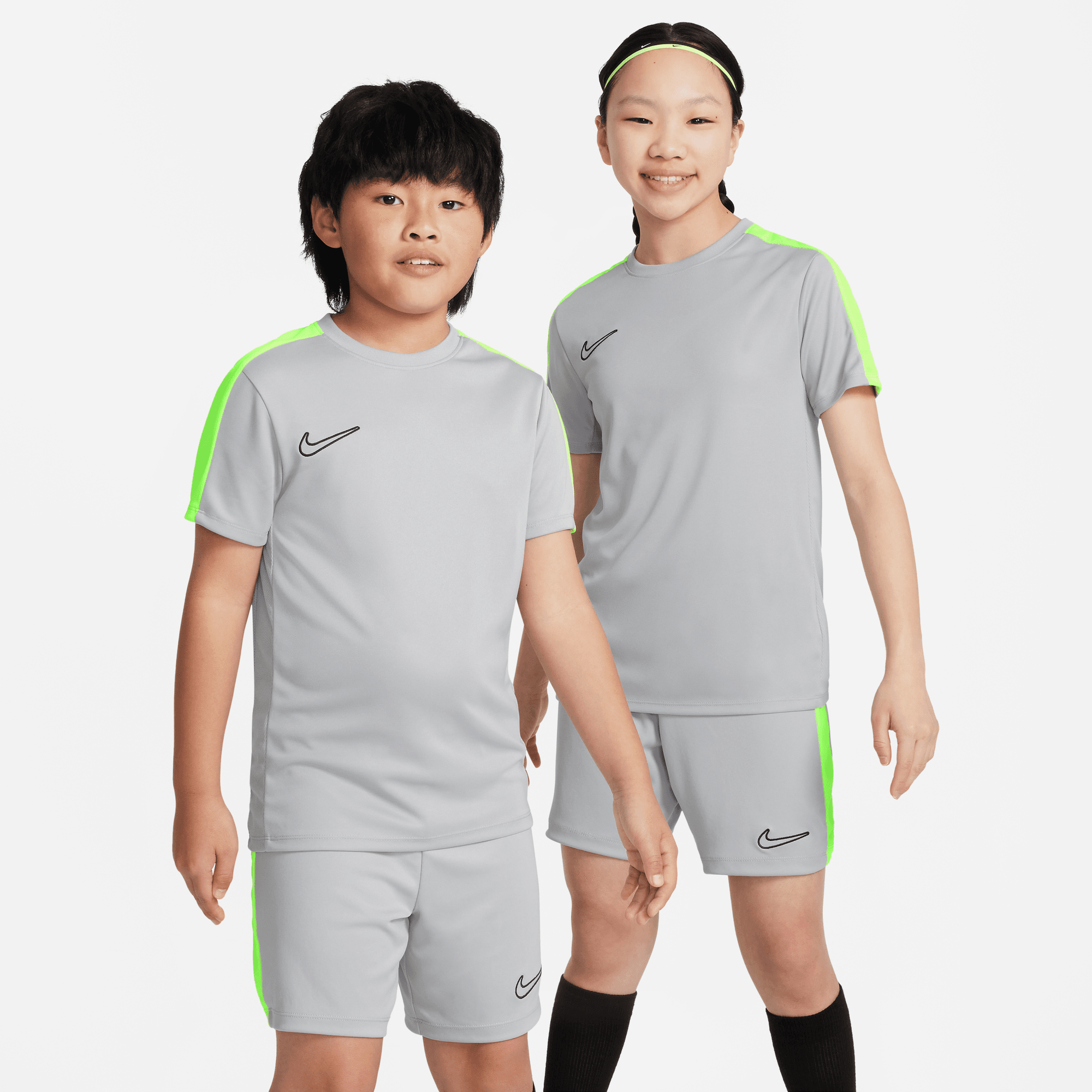 NIKE K NK DF ACD23 TOP SS BR FLT SILVER/VOLT/BLACK – Bild 3