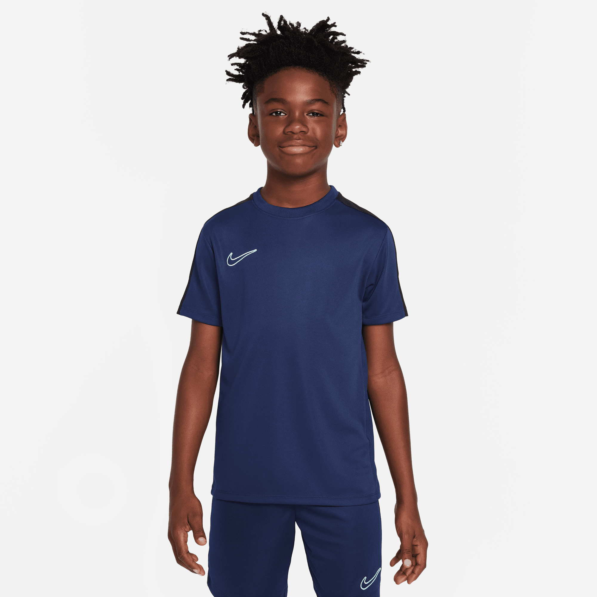 NIKE K NK DF ACD23 TOP SS BR MIDNIGHT NAVY/BLACK/HYPER TURQ
