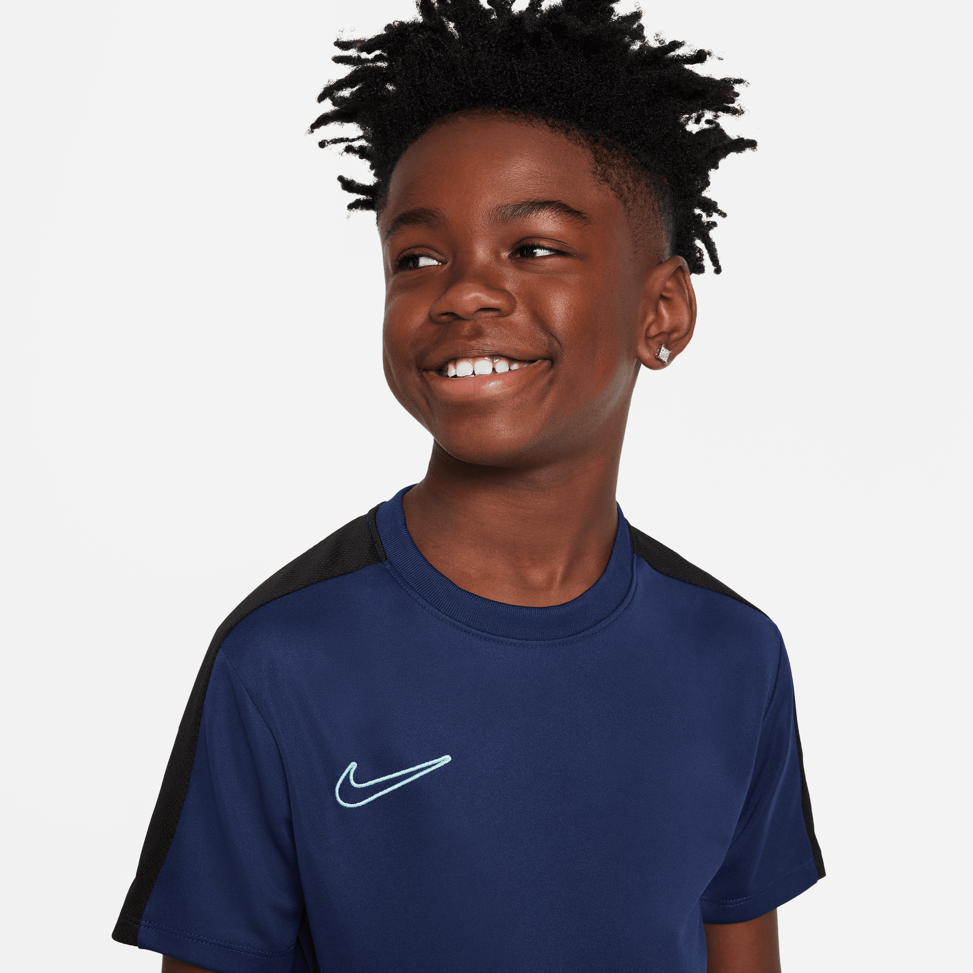 NIKE K NK DF ACD23 TOP SS BR MIDNIGHT NAVY/BLACK/HYPER TURQ – Bild 3