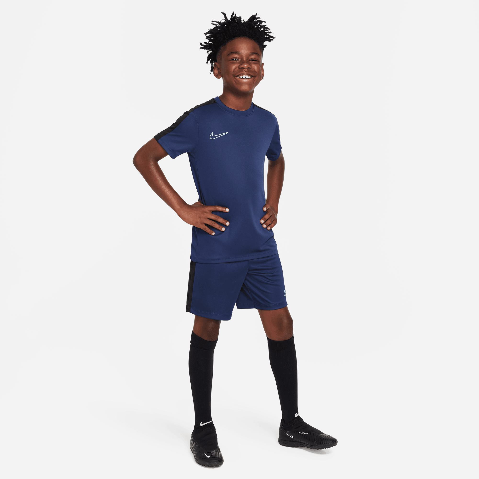 NIKE K NK DF ACD23 TOP SS BR MIDNIGHT NAVY/BLACK/HYPER TURQ – Bild 4