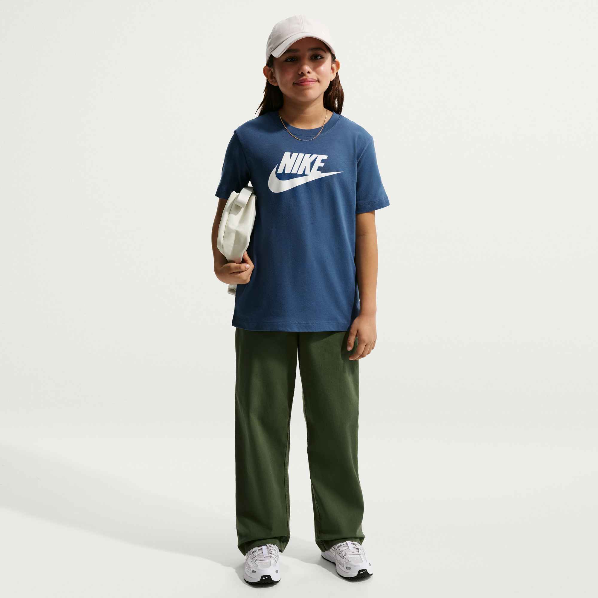 NIKE K NSW TEE FUTURA HBR MYSTIC NAVY