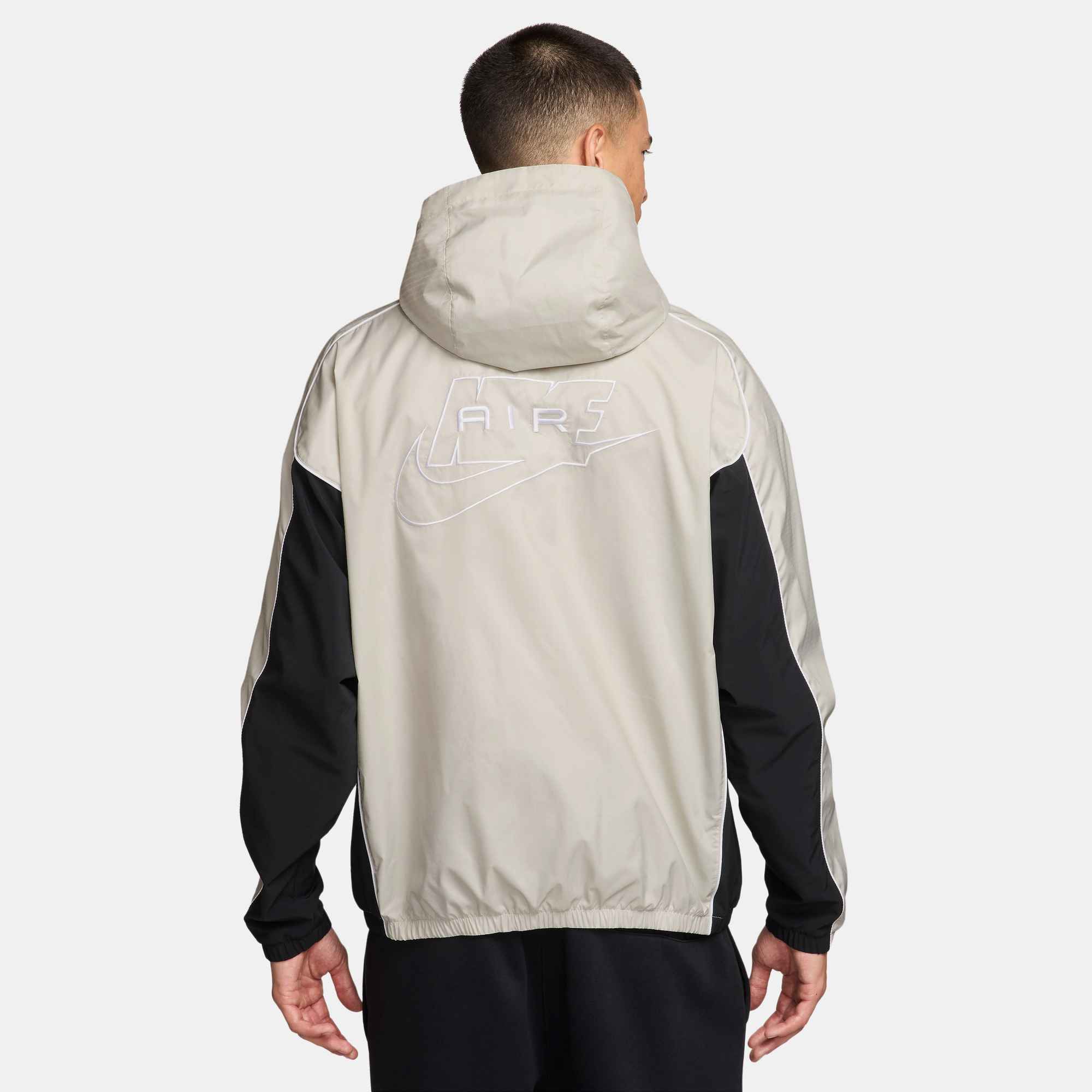 NIKE M NK AIR FZ HYBRID UTL JKT HD LIGHT BONE/BLACK/WHITE – Bild 2