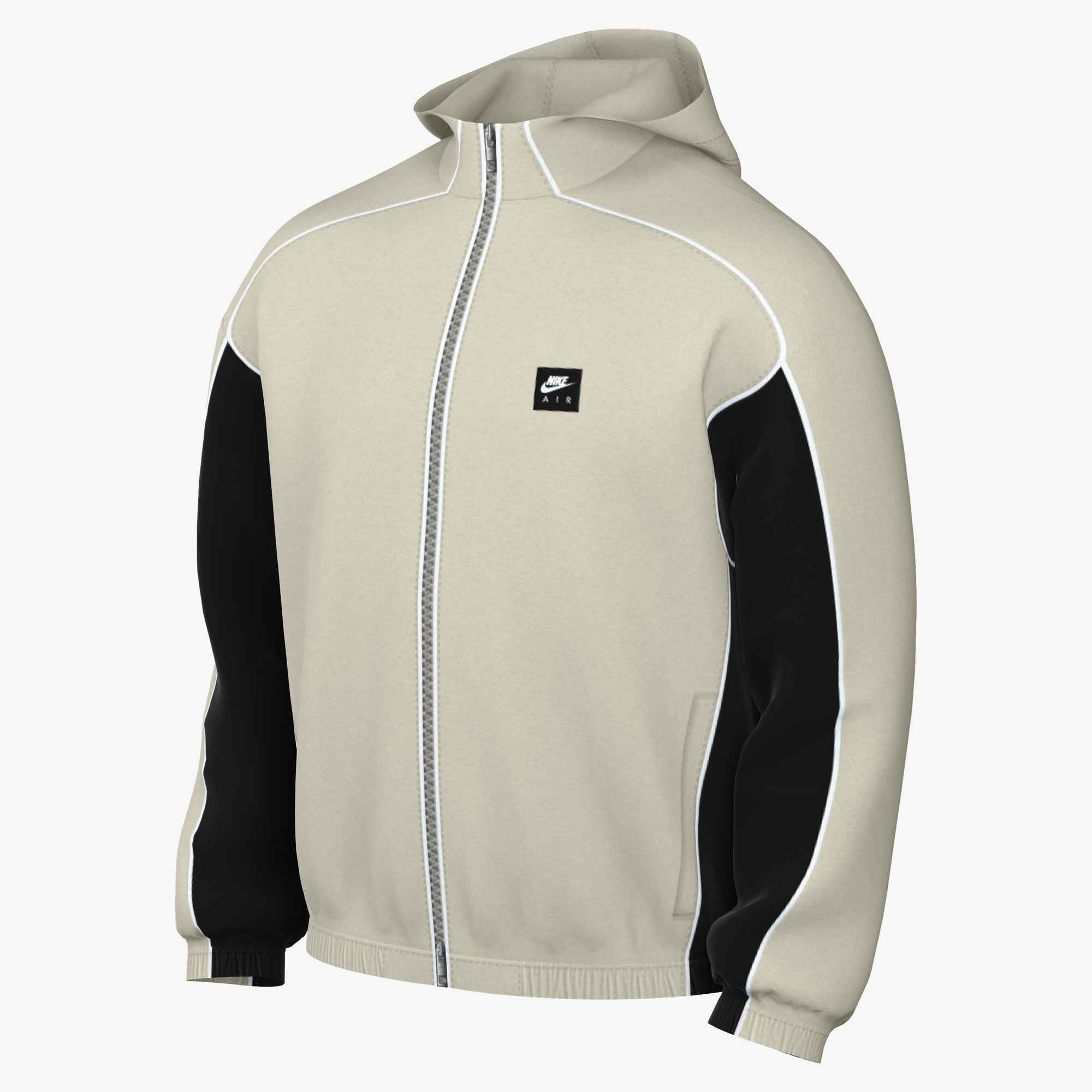 NIKE M NK AIR FZ HYBRID UTL JKT HD LIGHT BONE/BLACK/WHITE – Bild 3
