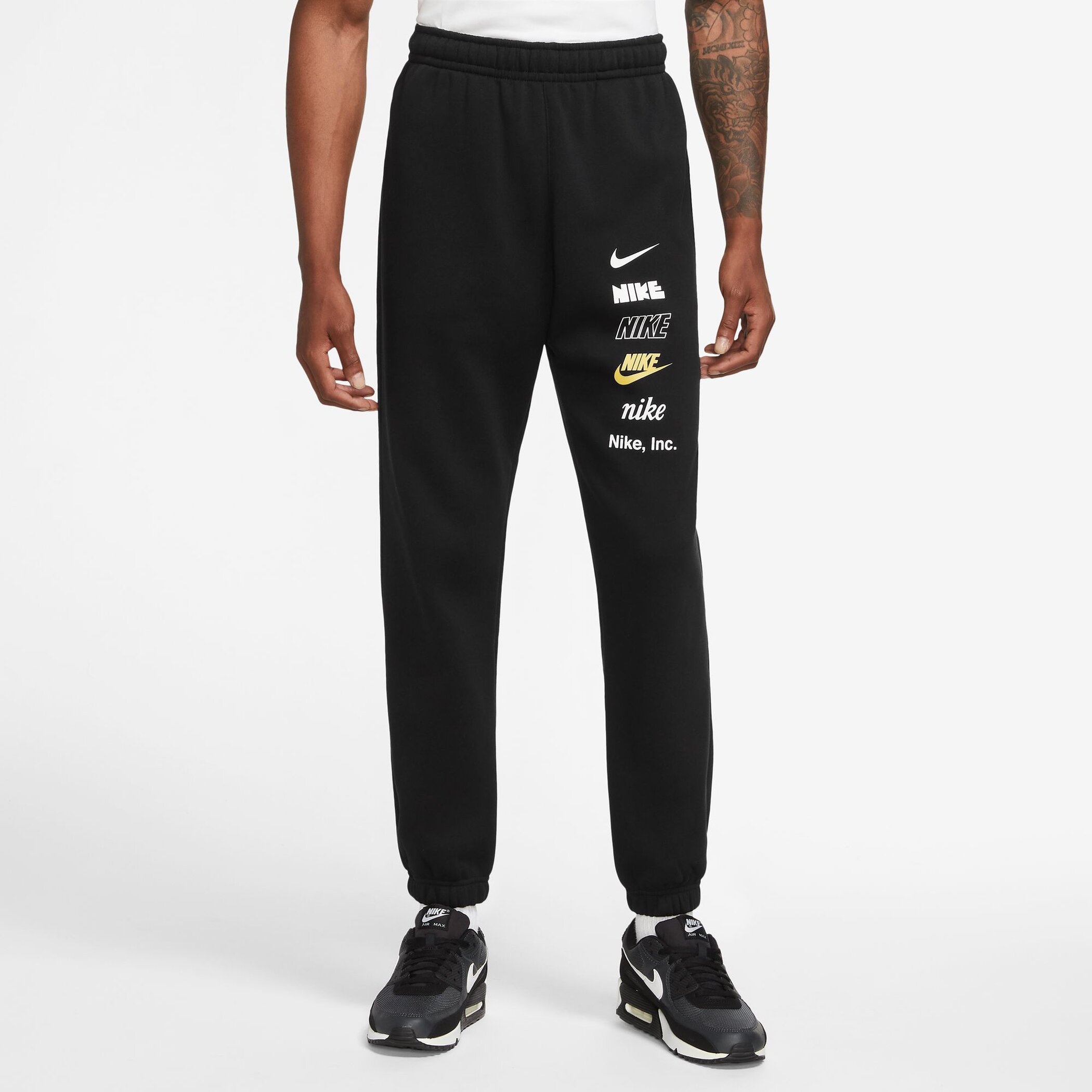 NIKE M NK CLUB+ BB CF PANT MLOGO BLACK