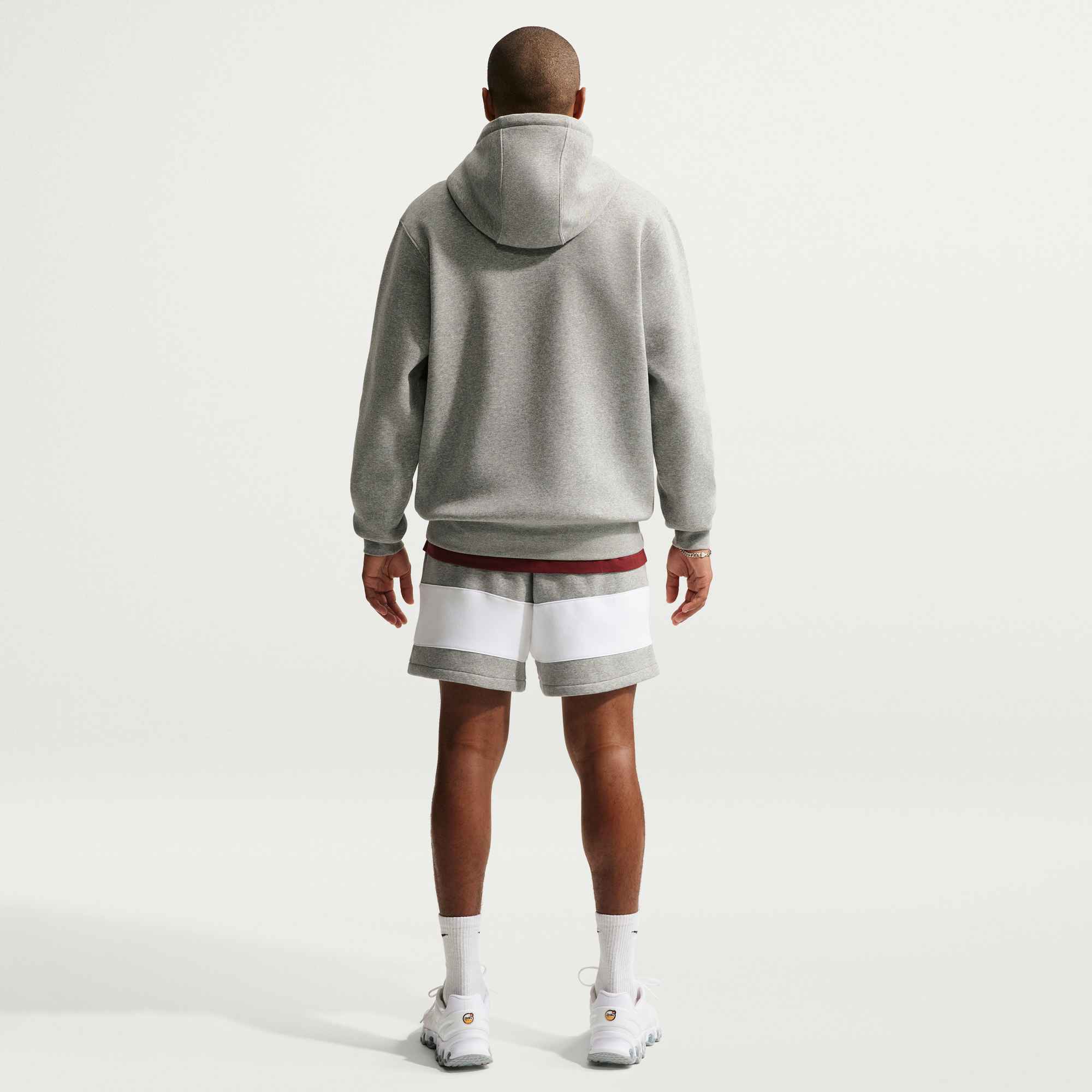 NIKE M NK CLUB BB HOODIE CTB DK GREY HEATHER/LT SMOKE GREY/ – Bild 2